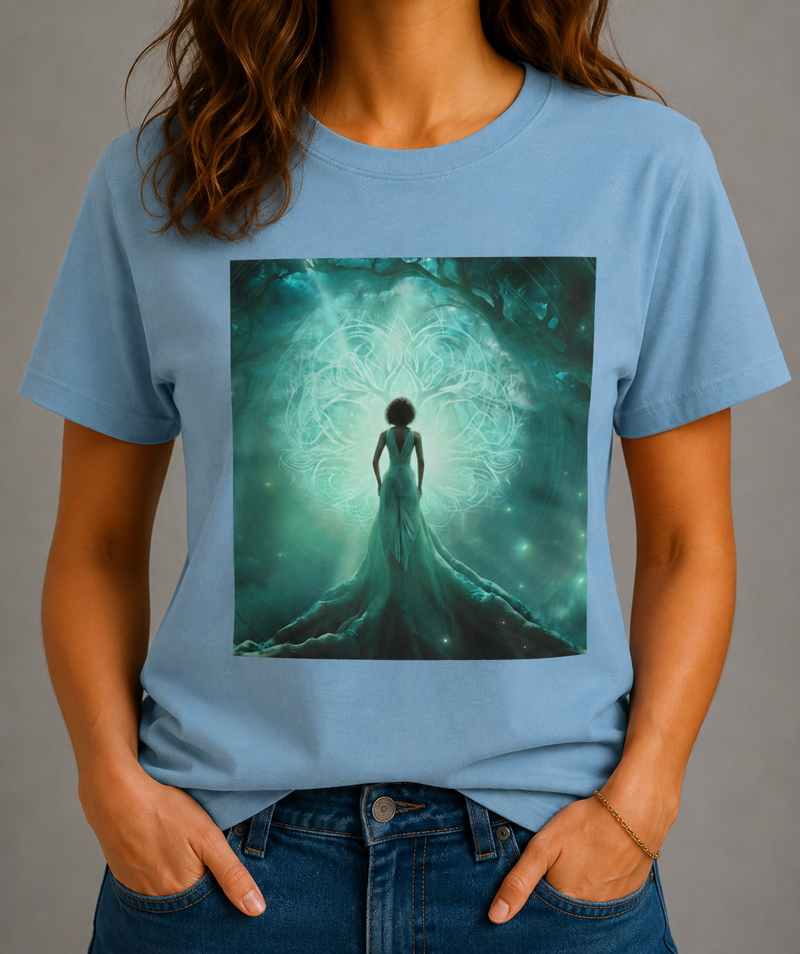 Mystische Frau - Heavy Cotton T-Shirt