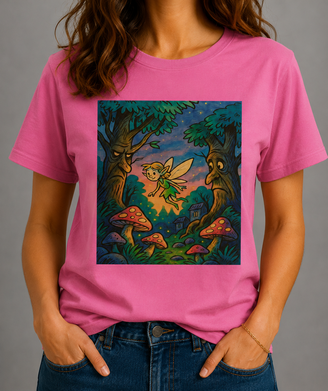 Magischer Elfenwald - Heavy Cotton T-Shirt