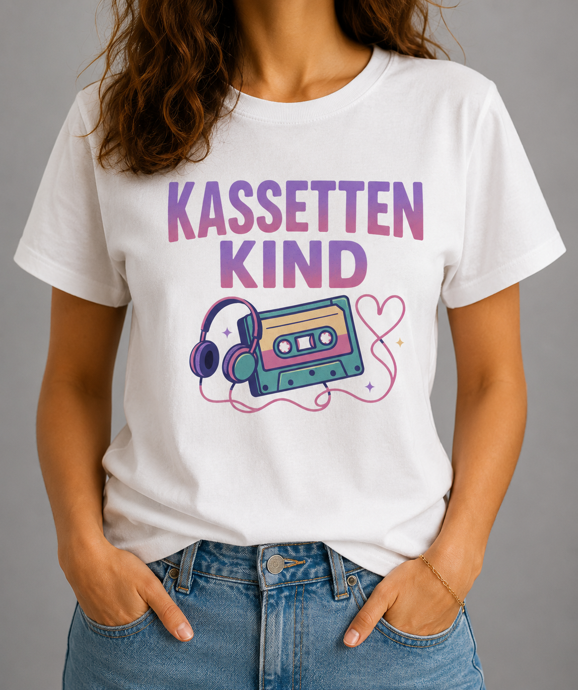 Kassettenkind-Nostalgie-Edition - Heavy Cotton T-Shirt