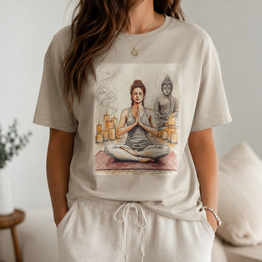 Breathe. Balance. Be. - Heavy Cotton T-Shirt