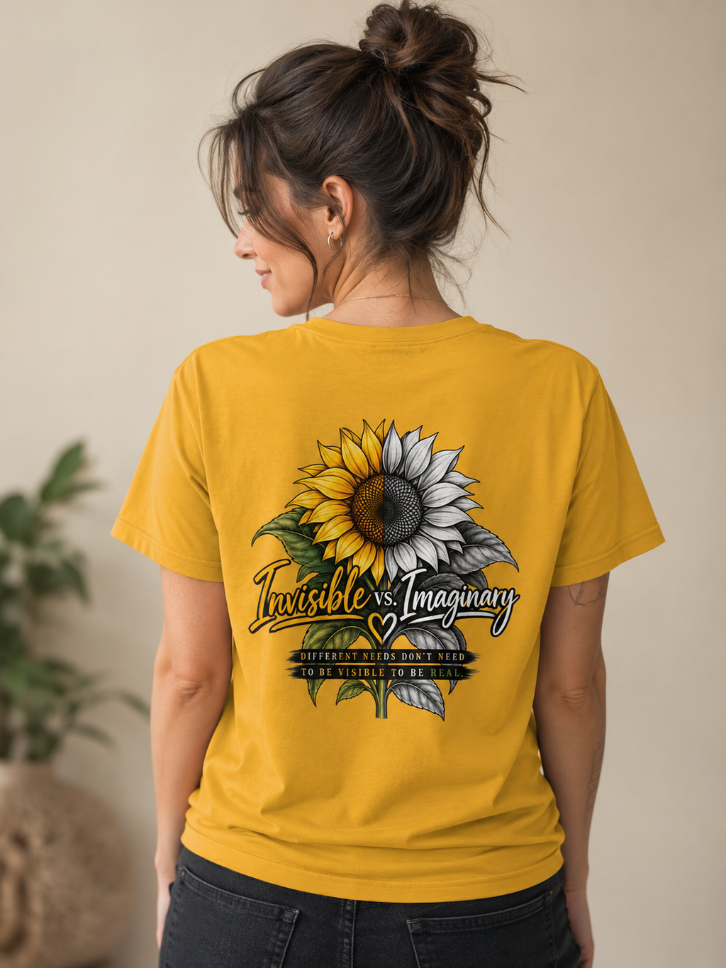 Unsichtbare Behinderung  - Heavy Cotton T-Shirt
