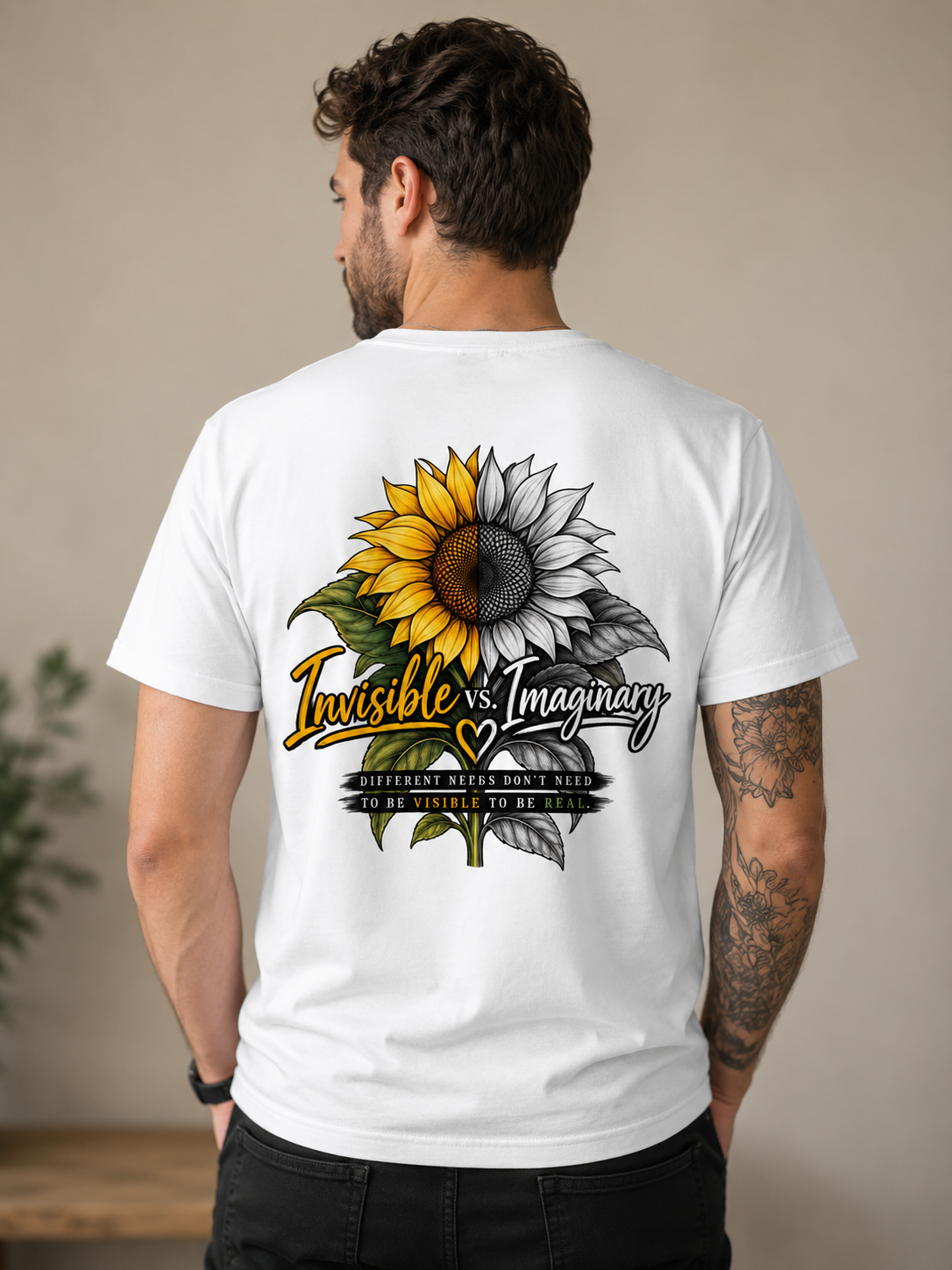Unsichtbare Behinderung  - Heavy Cotton T-Shirt