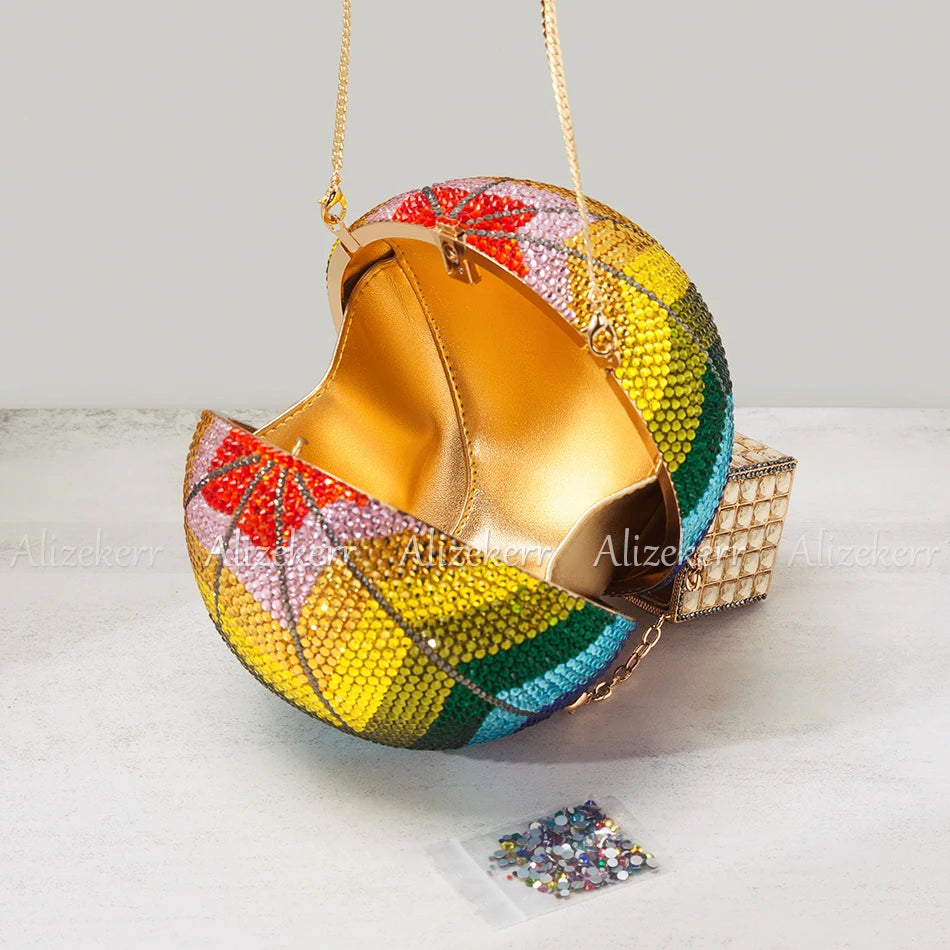 Strass Handtasche Heißluftballon