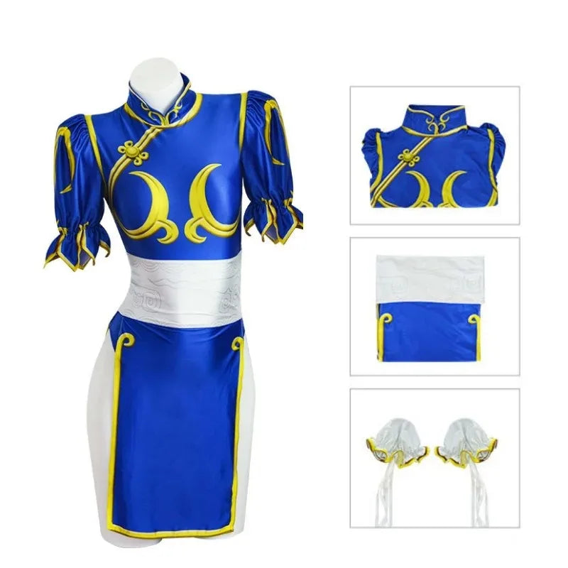 Kampfkünstlerin Cosplay Kostüm im Asia Stil