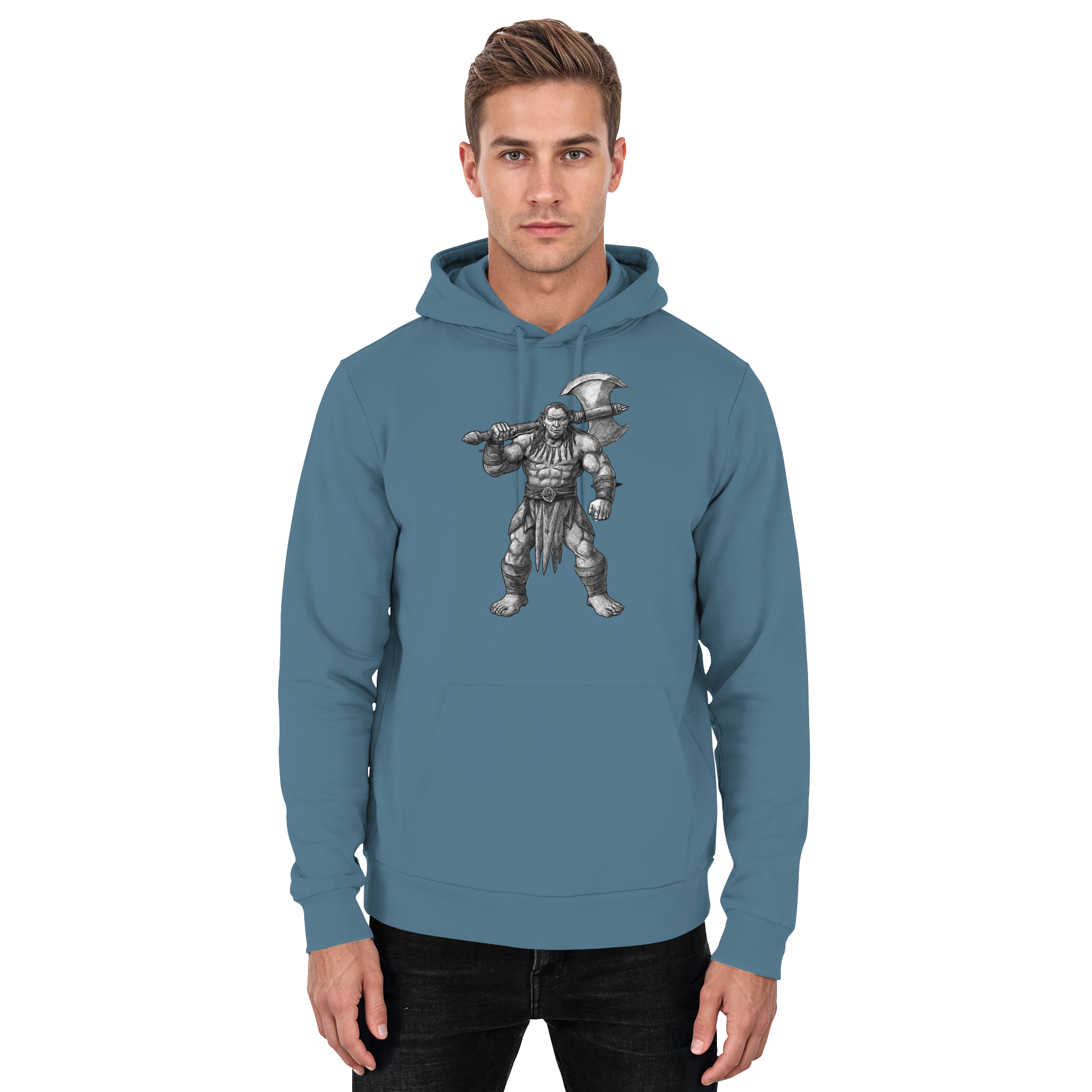 Barbarian's Resolve - Basic Unisex Hoodie
