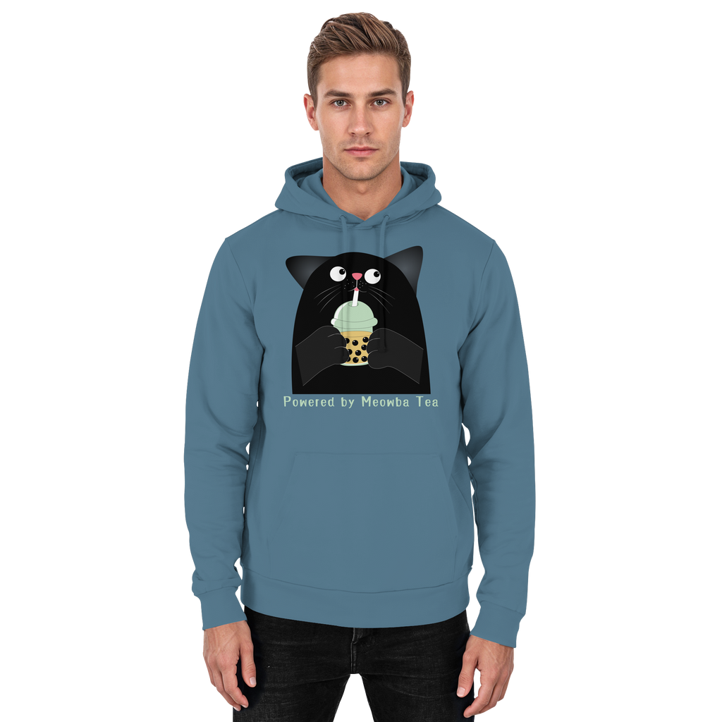 Powered by Meowba Tea - Basic Unisex Hoodie