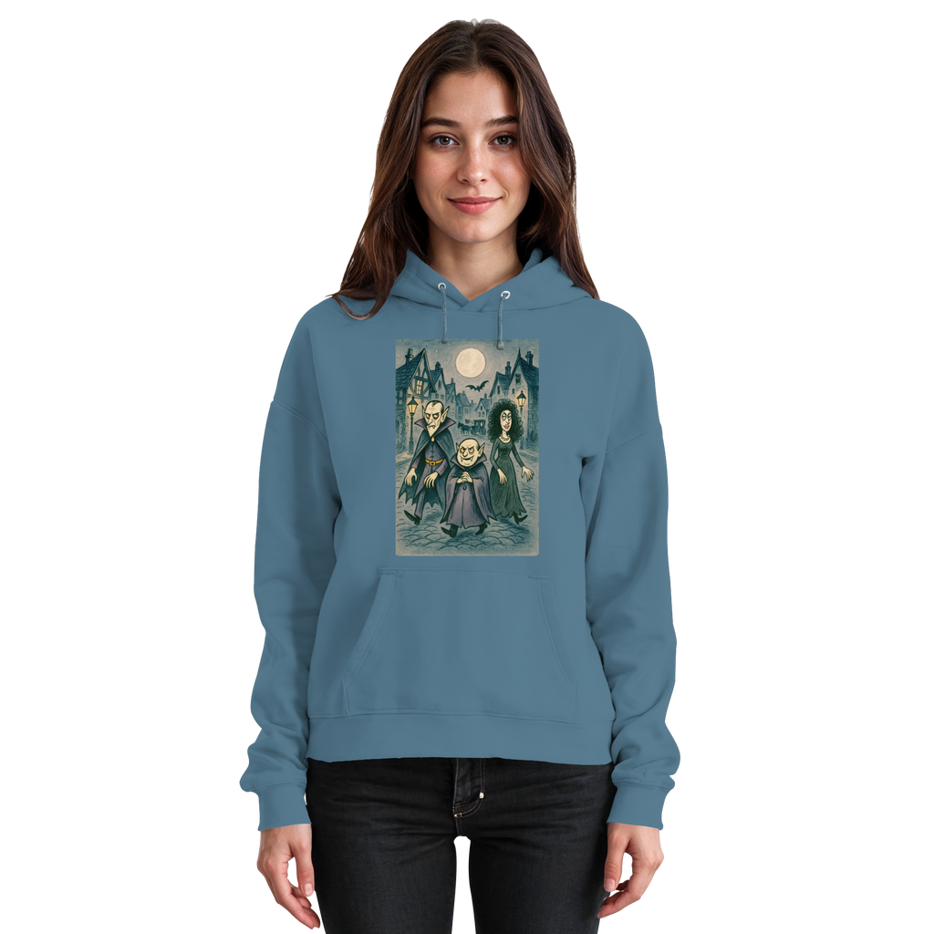Mondschein in der Monstergasse - Basic Unisex Hoodie