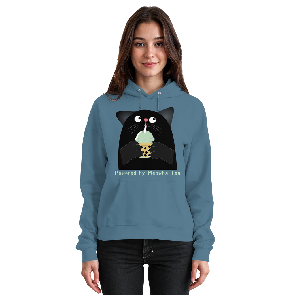 Powered by Meowba Tea - Basic Unisex Hoodie
