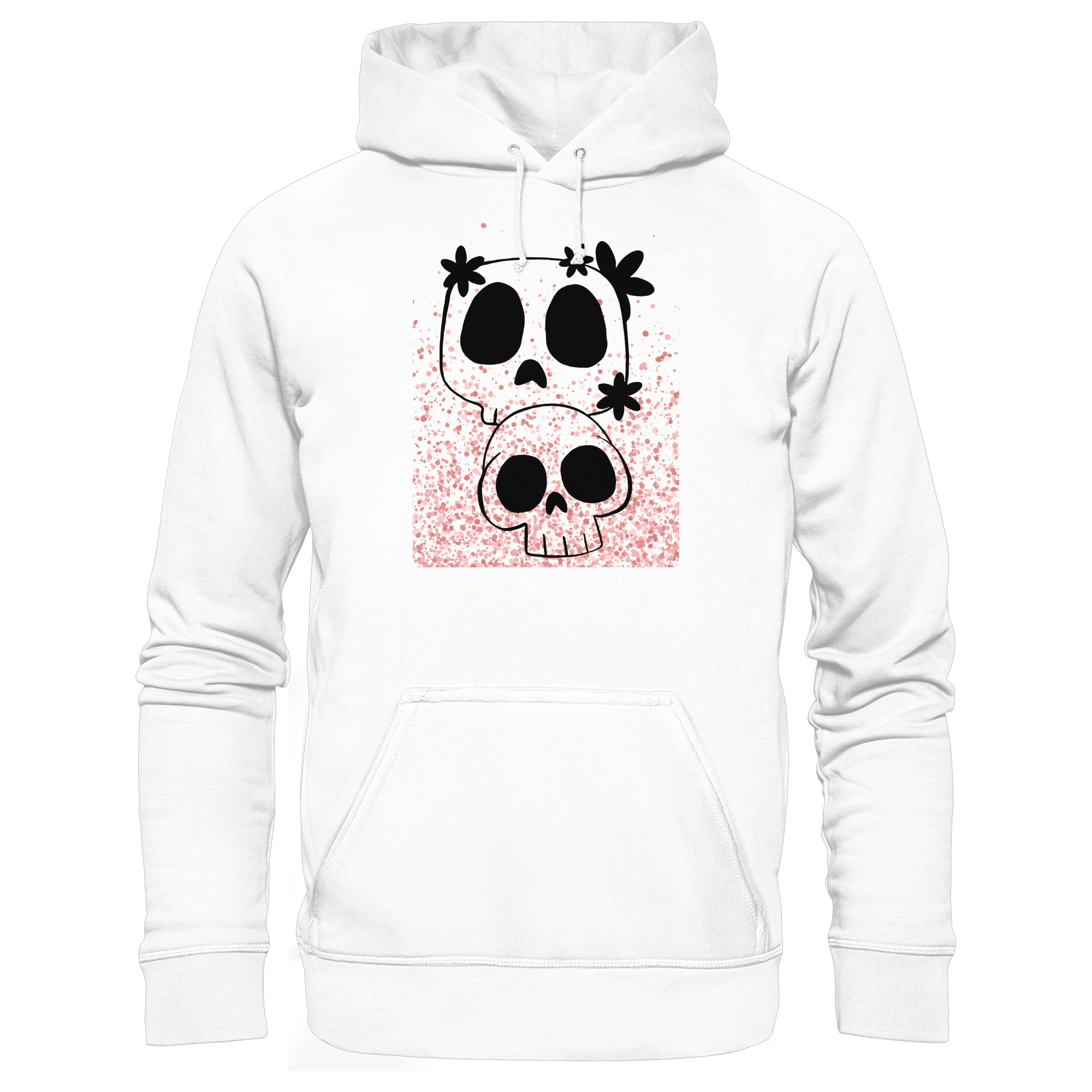 Flower Skull - Basic Unisex Hoodie