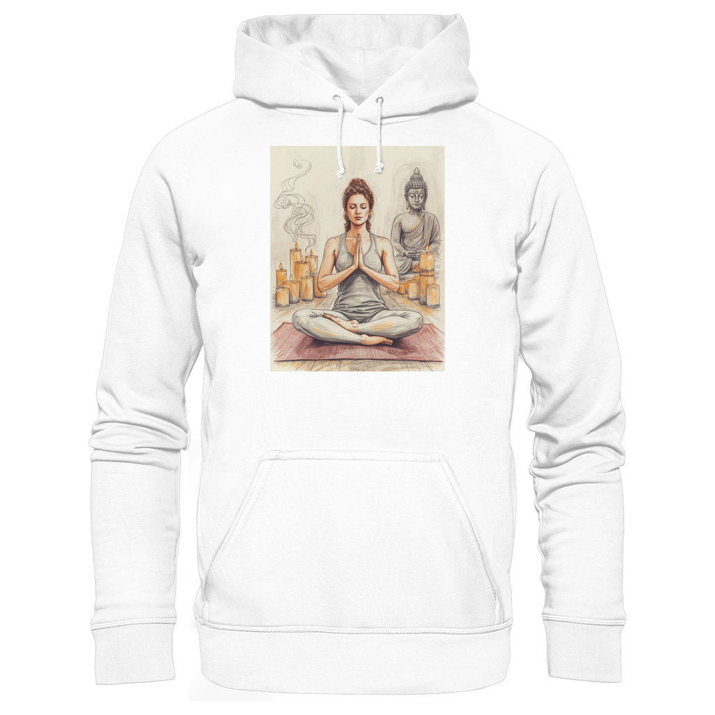 Breathe. Balance. Be. - Basic Unisex Hoodie