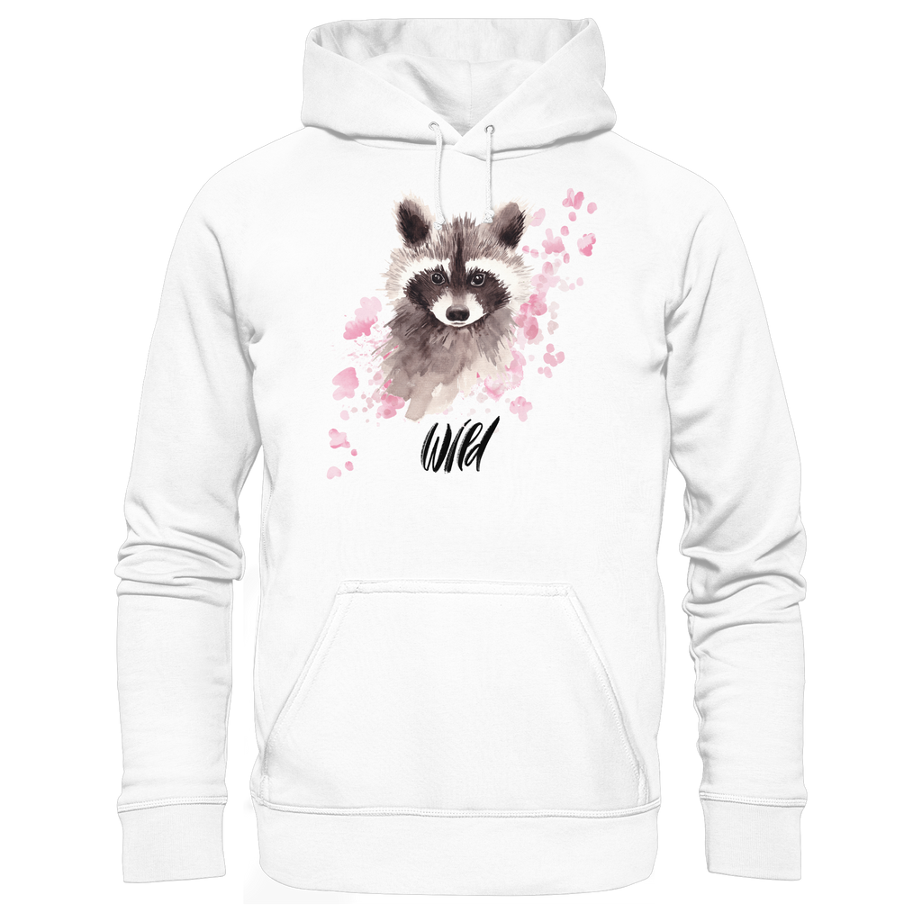 Aquarell Waschbär - Basic Unisex Hoodie