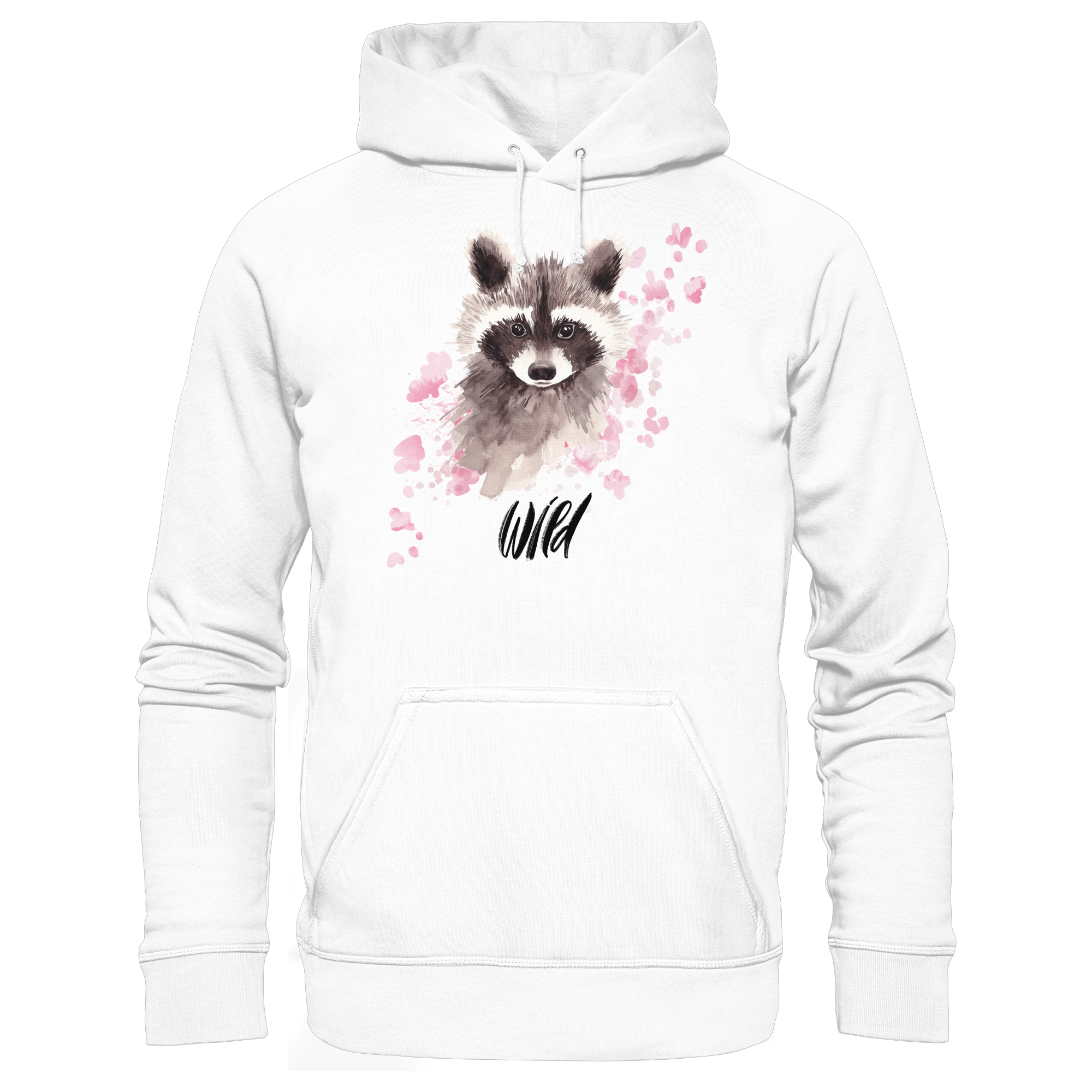 Aquarell Waschbär - Basic Unisex Hoodie