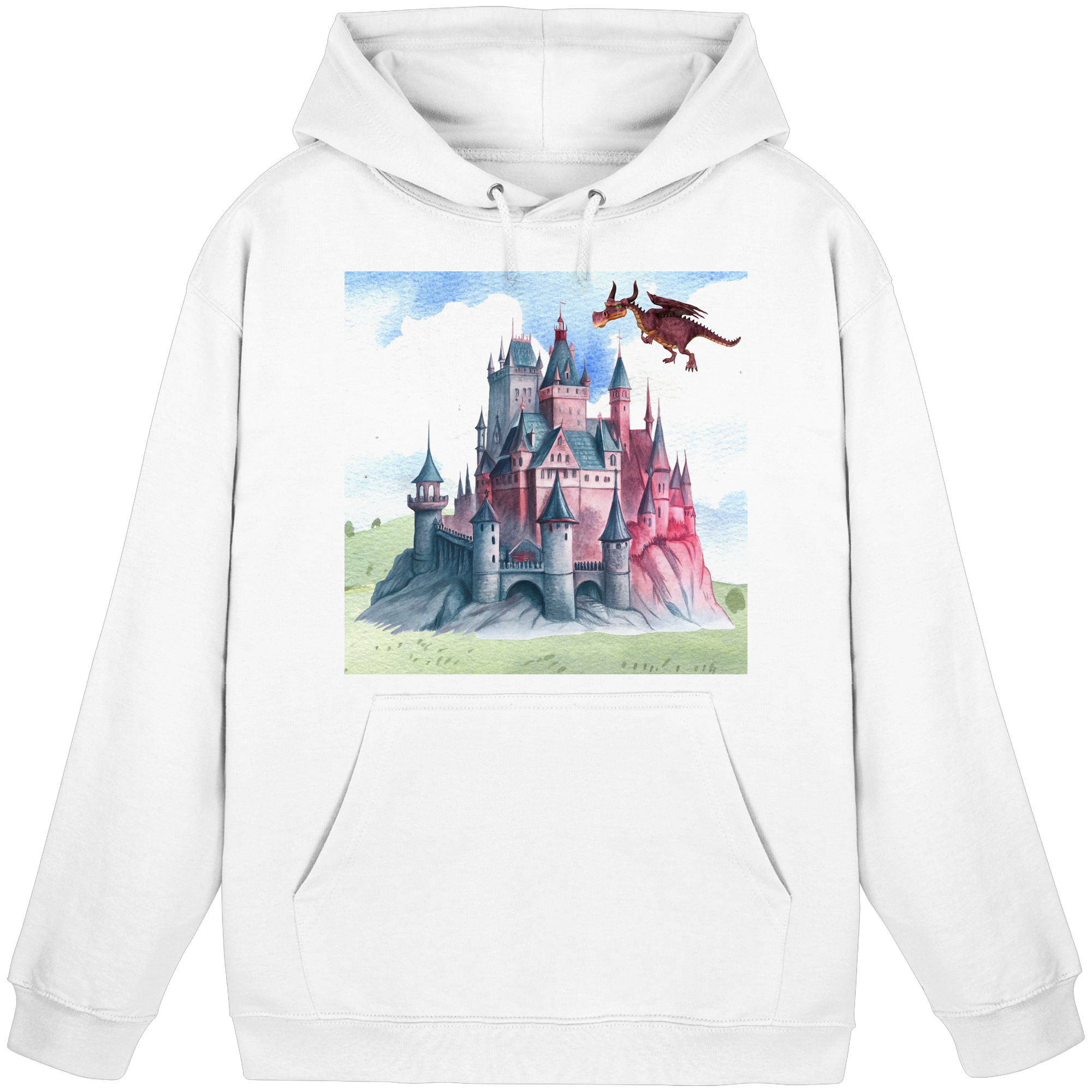 Das Schloss der Drachen - Basic Unisex Hoodie