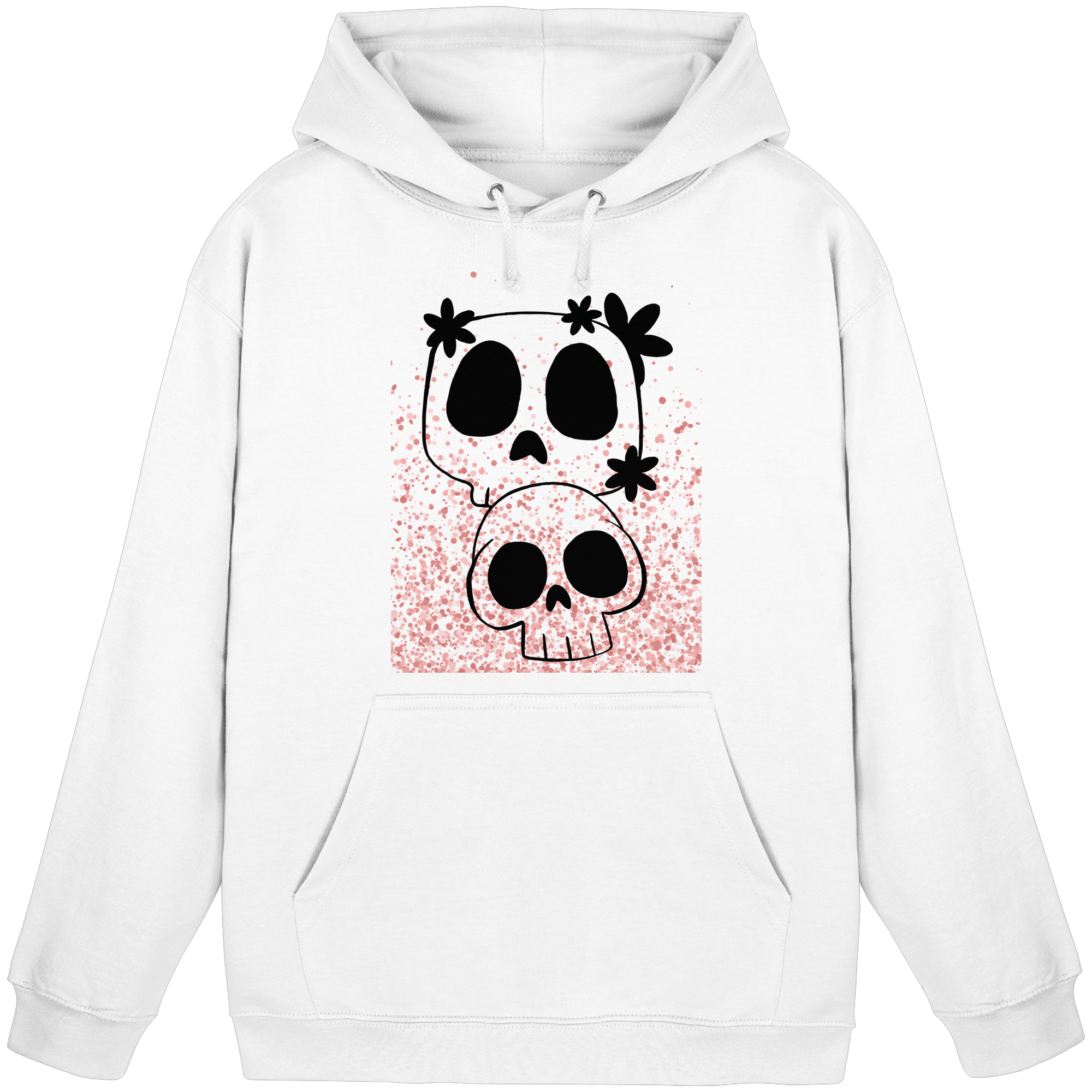 Flower Skull - Basic Unisex Hoodie