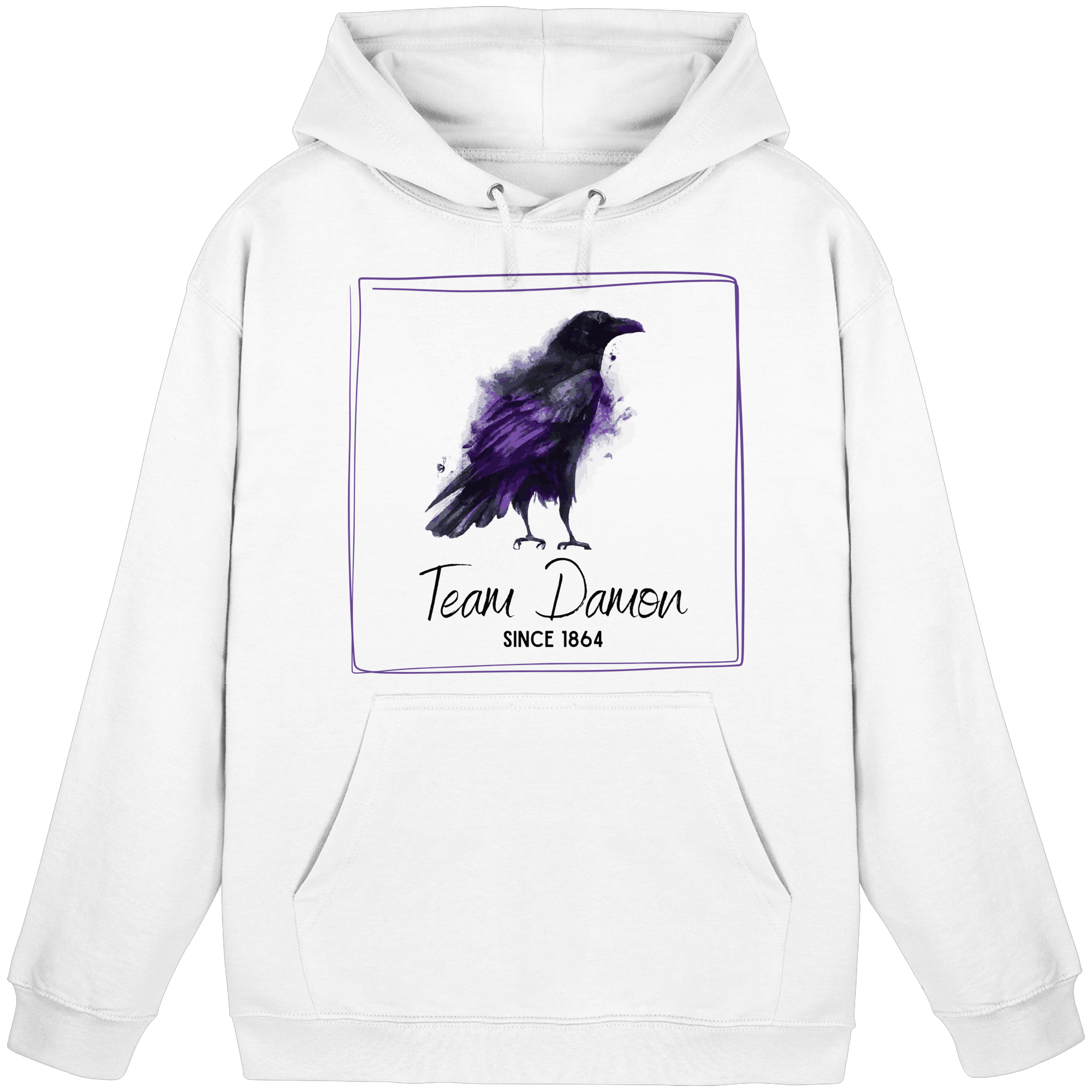 Schwarze Federn, dunkle Geheimnisse - Basic Unisex Hoodie
