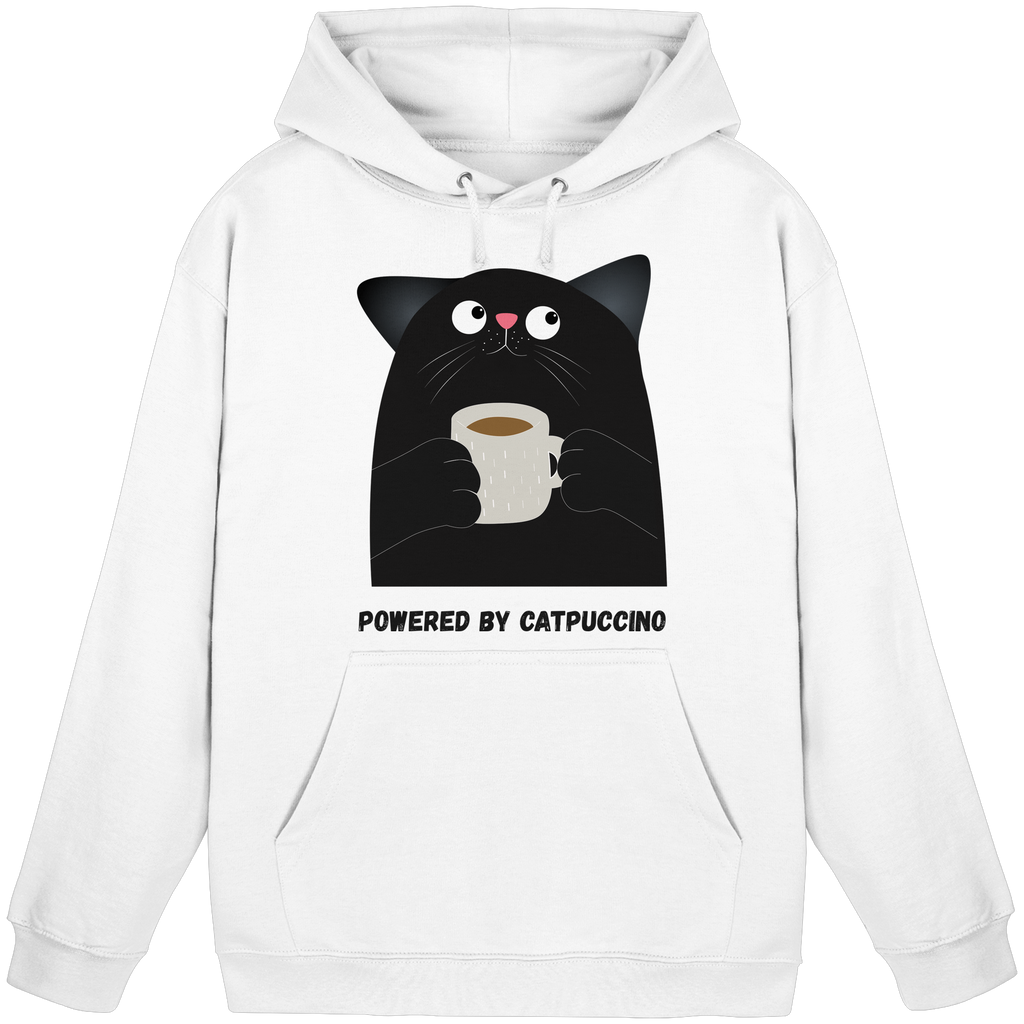 Powered by Catpuccino - Basic Unisex Hoodie