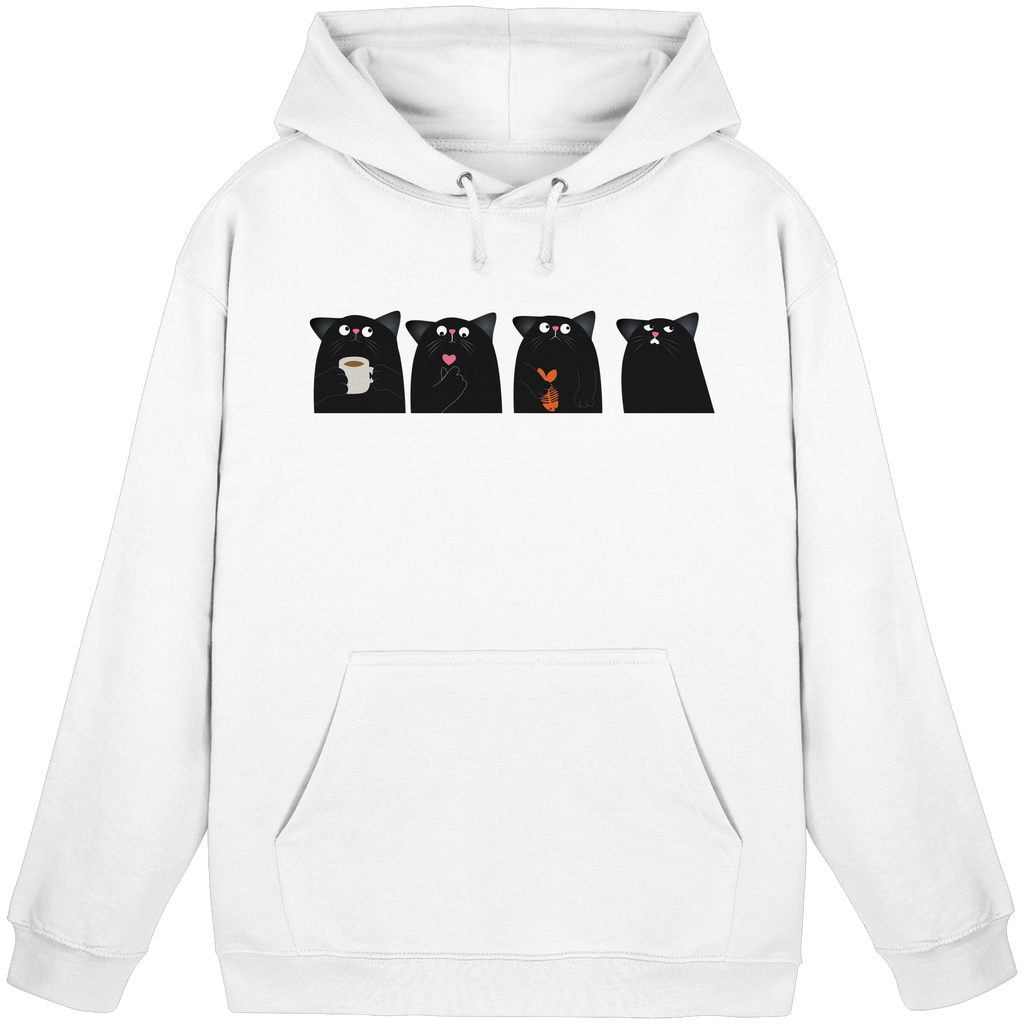 Der Rat der schwarzen Katzen - Basic Unisex Hoodie
