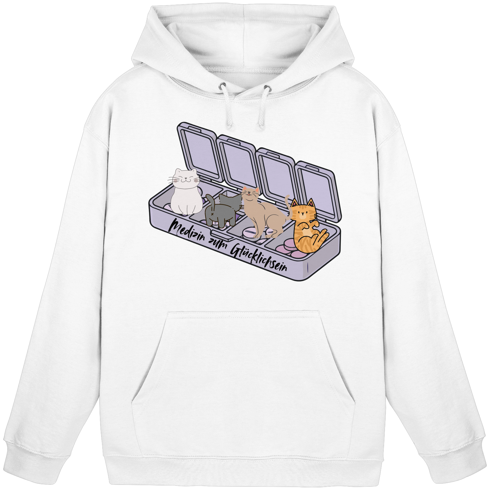 Medizin zum Glücklichsein - Basic Unisex Hoodie