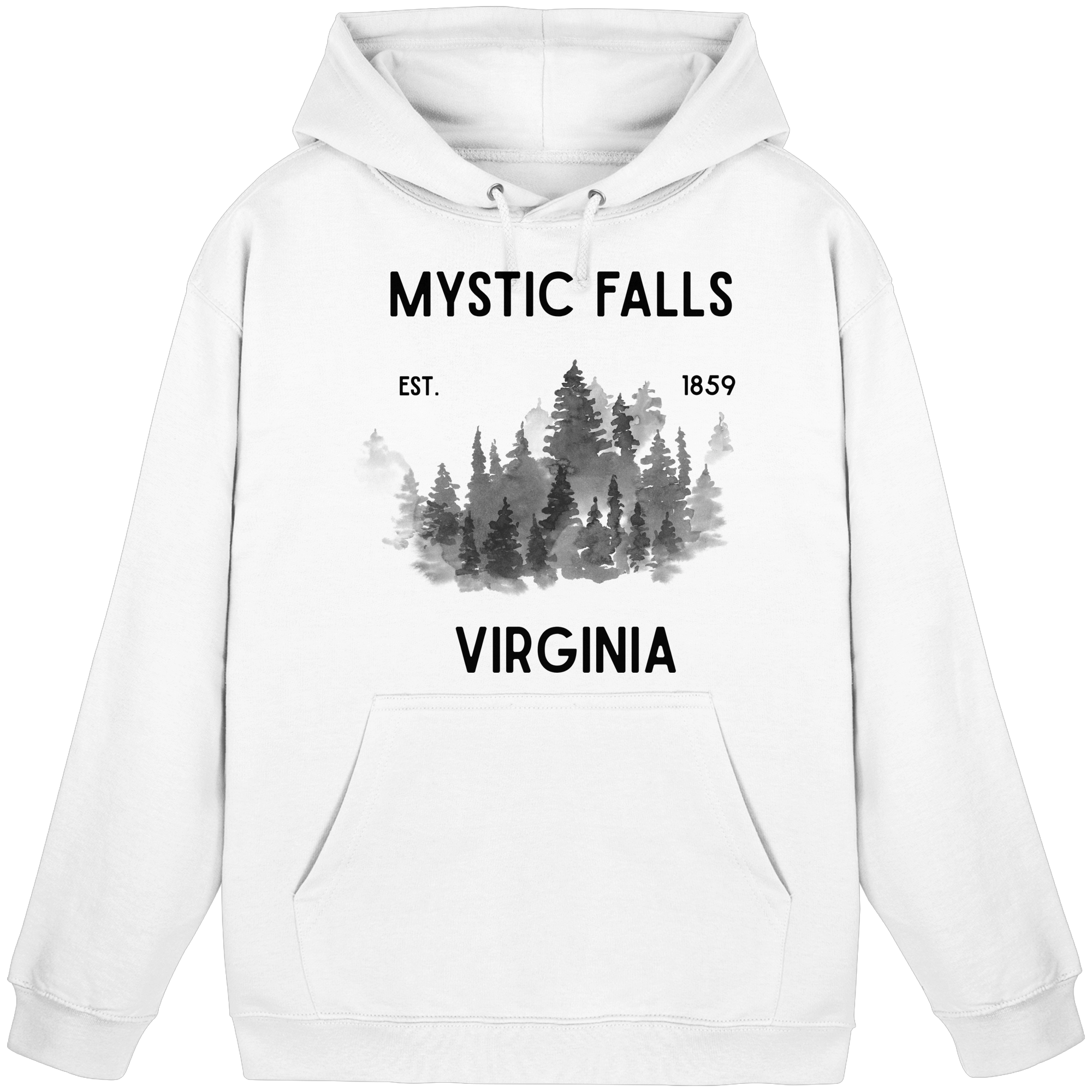 Ein ganz normaler Abend in Mystic Falls - Basic Unisex Hoodie