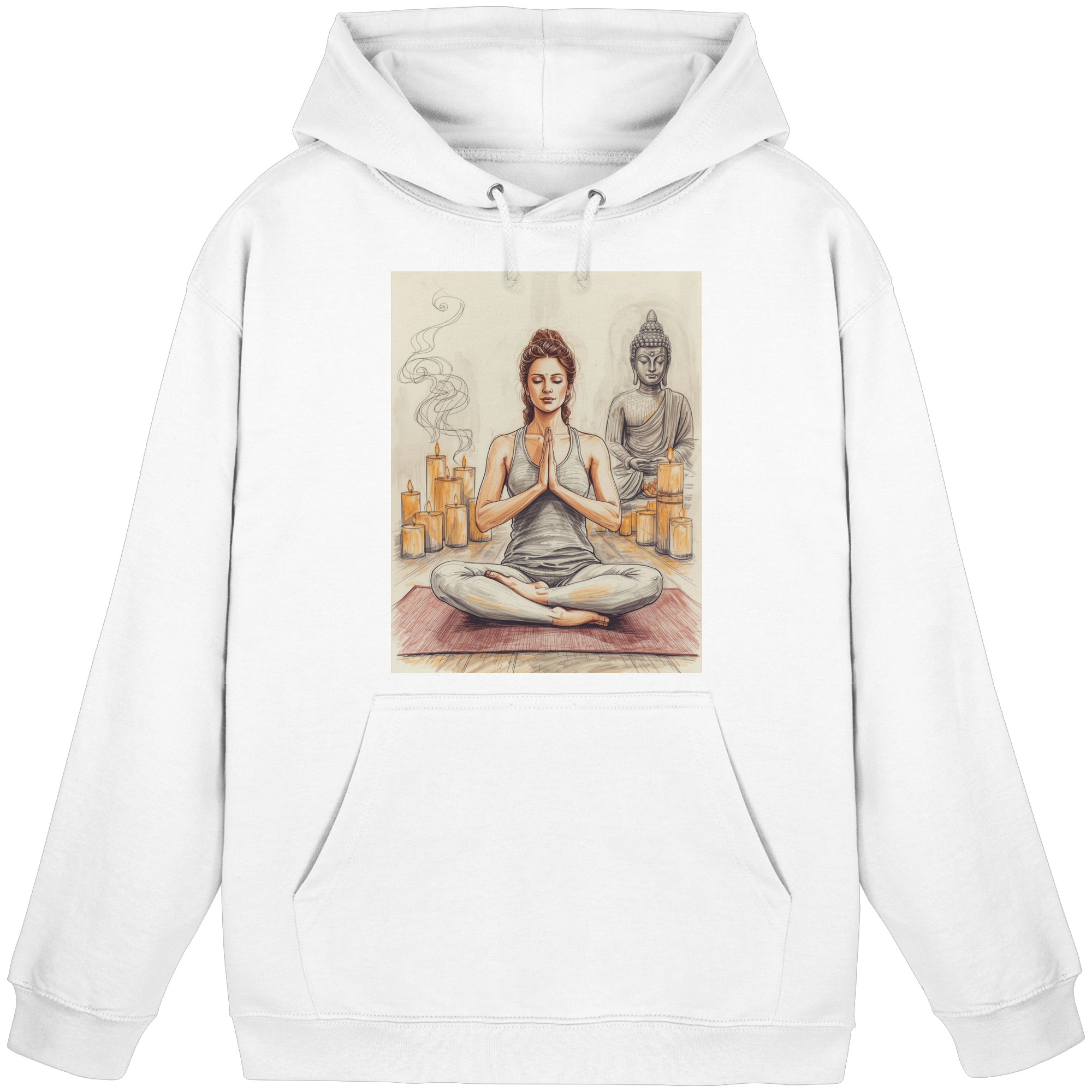 Breathe. Balance. Be. - Basic Unisex Hoodie