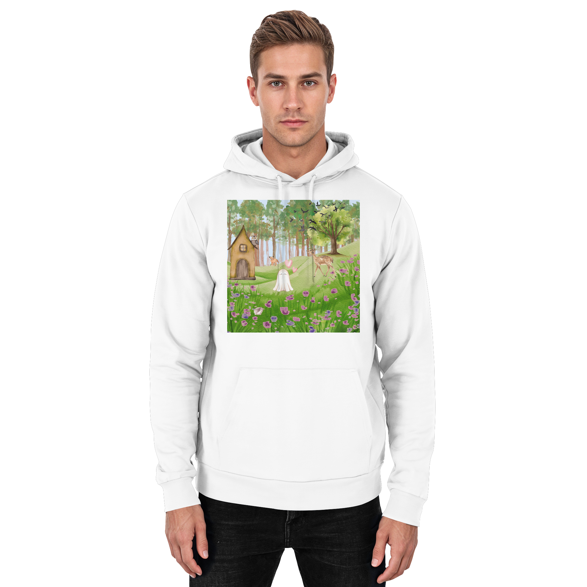 Das kleine Waldgespenst - Basic Unisex Hoodie