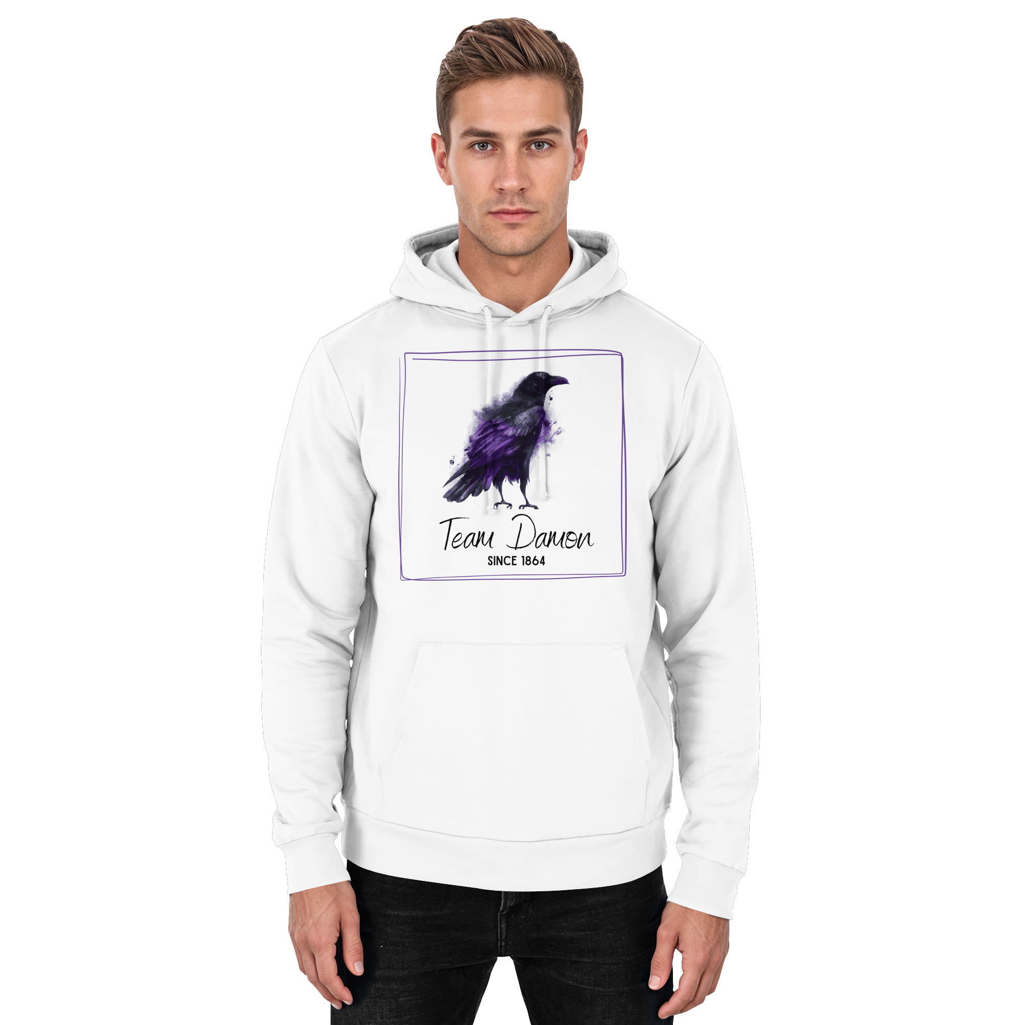 Schwarze Federn, dunkle Geheimnisse - Basic Unisex Hoodie