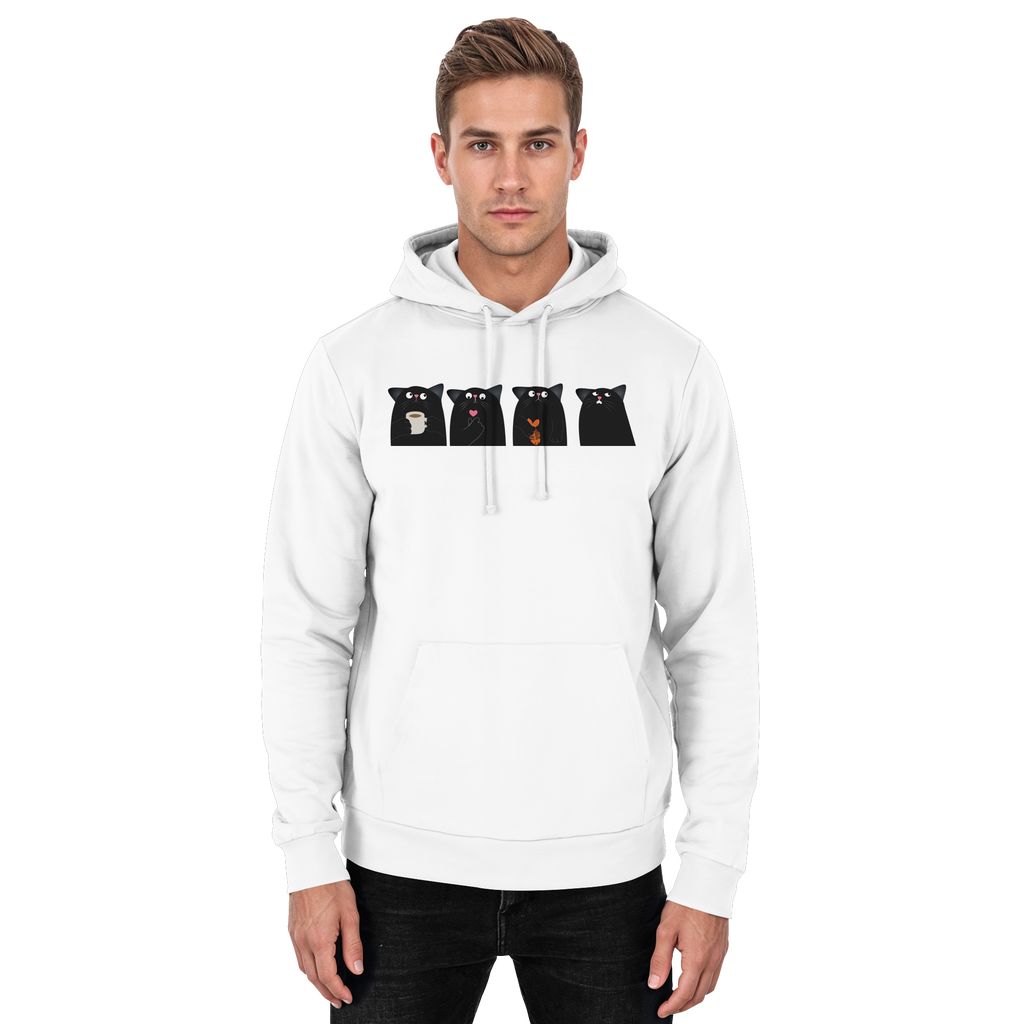 Der Rat der schwarzen Katzen - Basic Unisex Hoodie