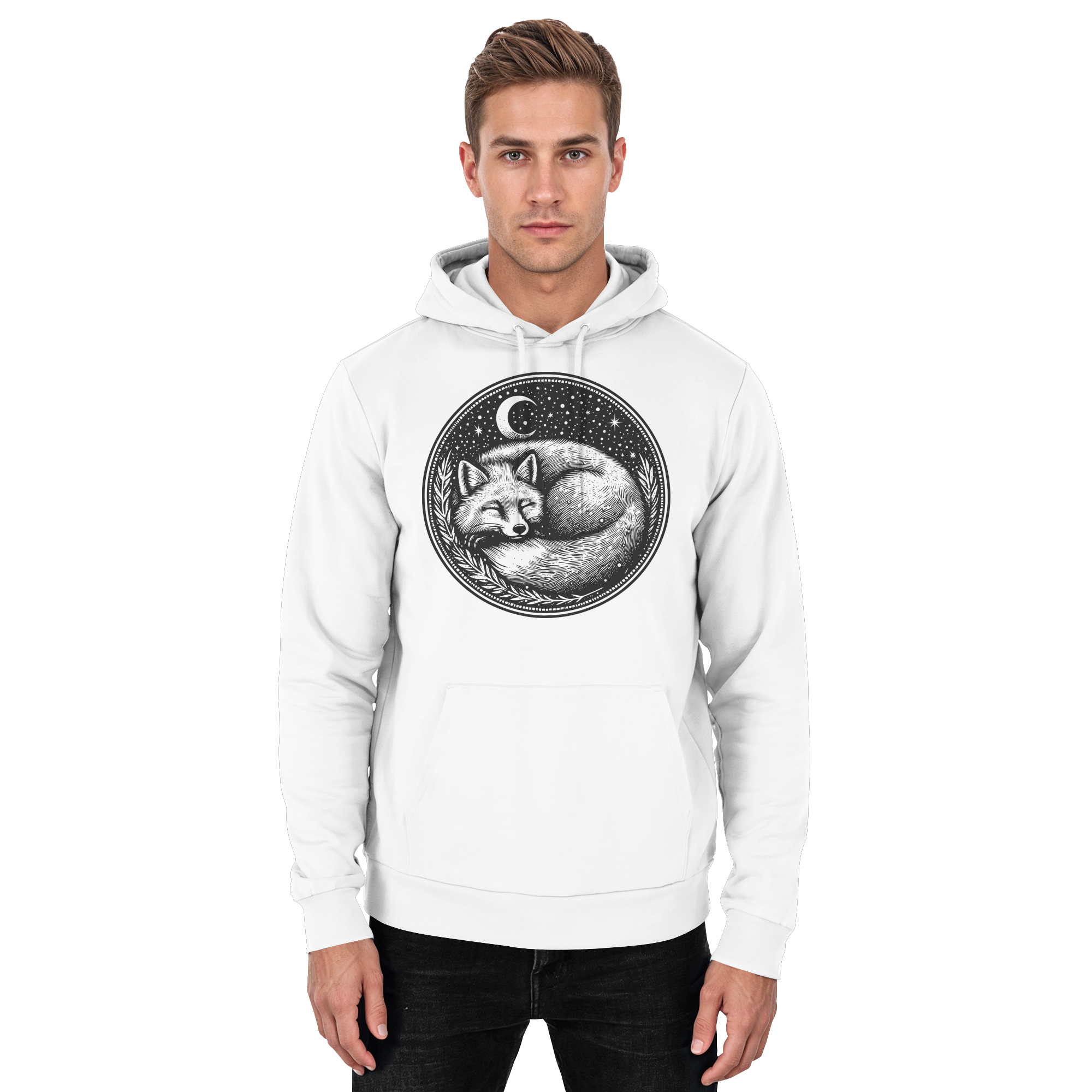 Unter dem Schutz des Mondes - Basic Unisex Hoodie