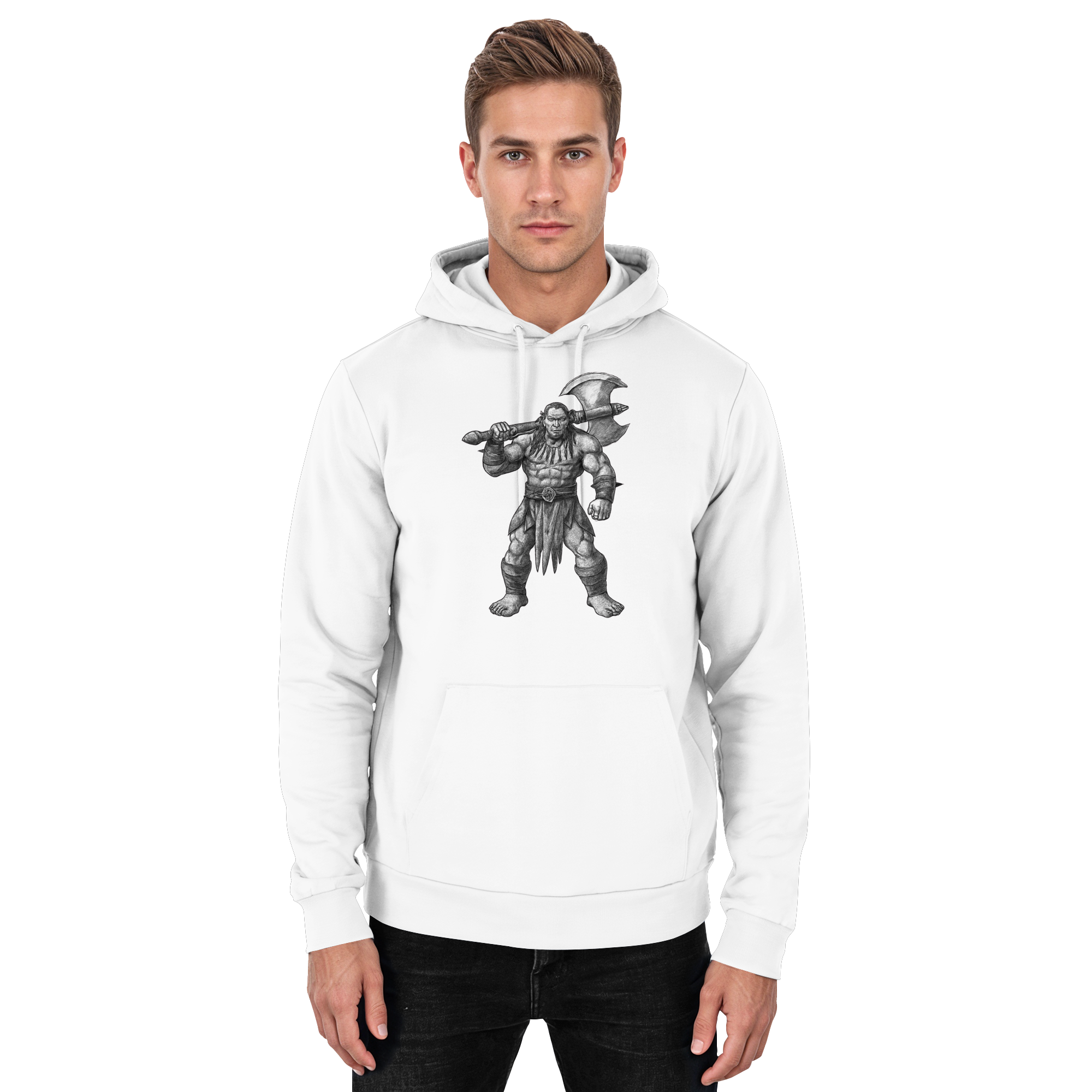 Barbarian's Resolve - Basic Unisex Hoodie
