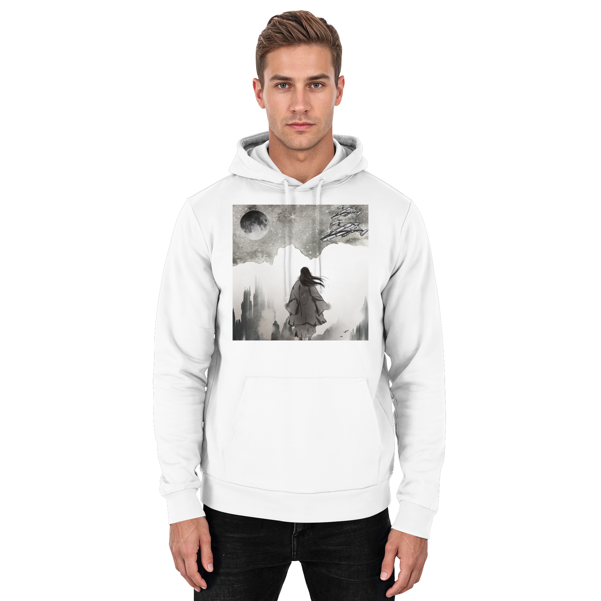 Zwischen den Sternen - Basic Unisex Hoodie