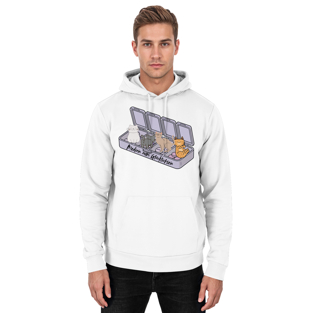 Medizin zum Glücklichsein - Basic Unisex Hoodie