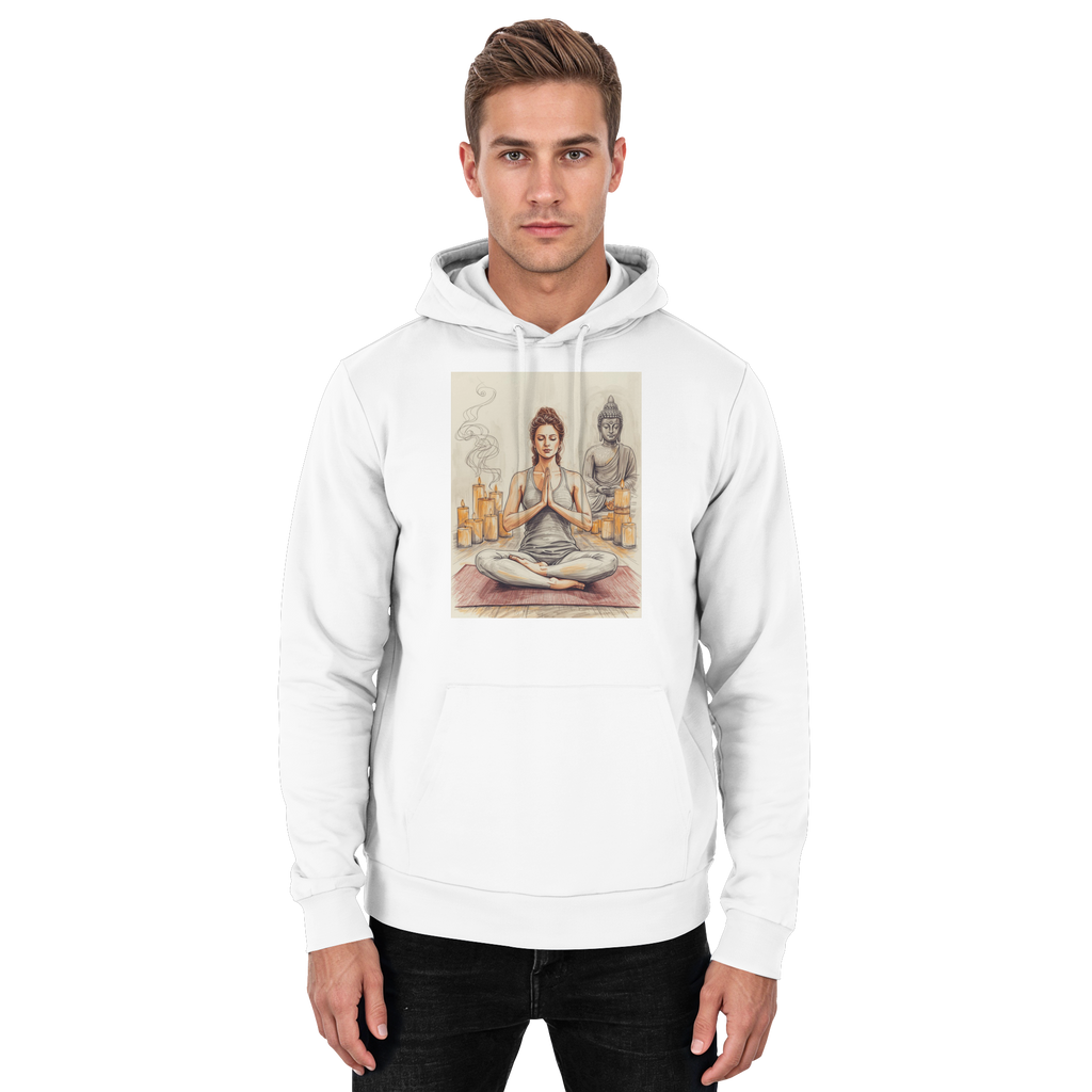 Breathe. Balance. Be. - Basic Unisex Hoodie