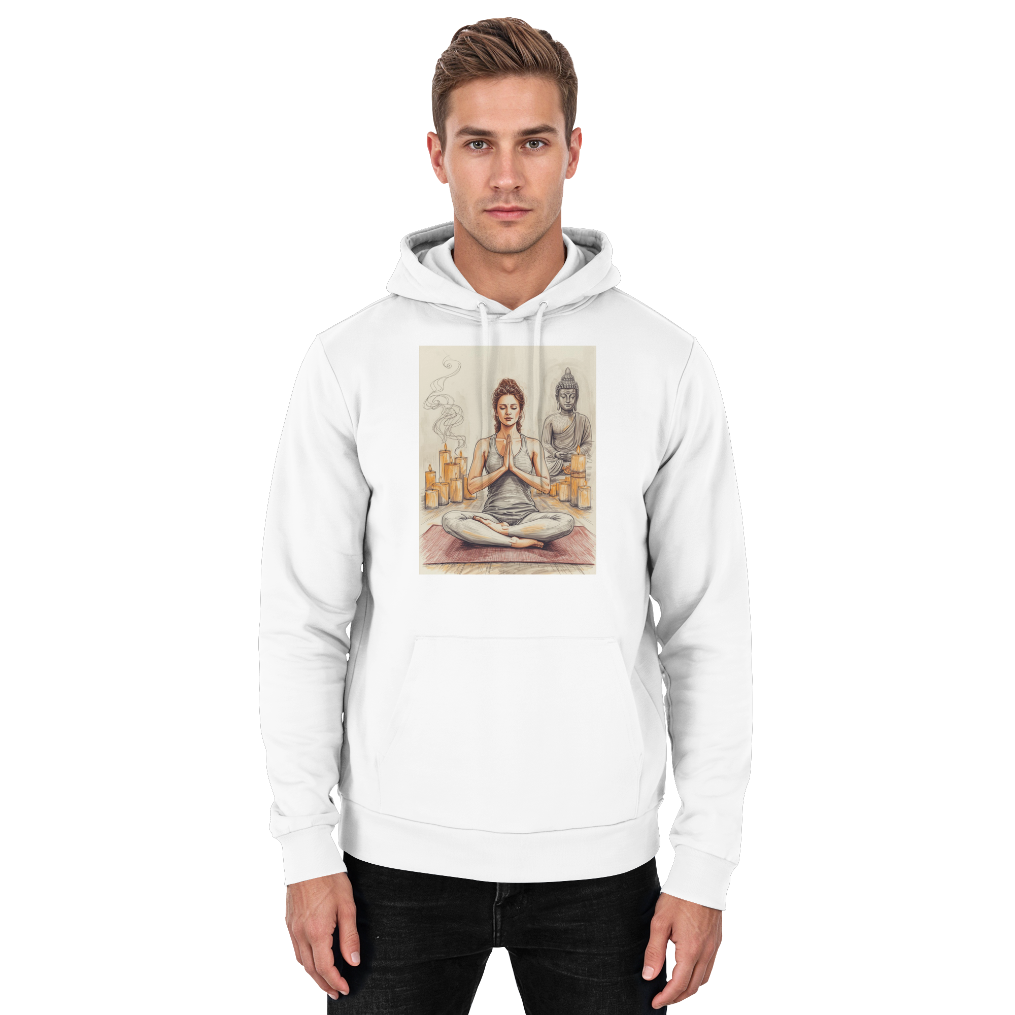Breathe. Balance. Be. - Basic Unisex Hoodie