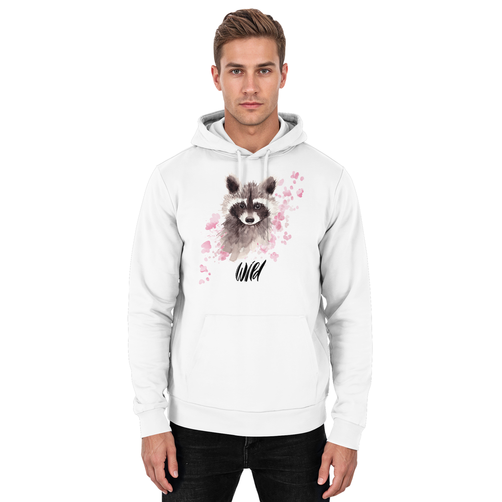 Aquarell Waschbär - Basic Unisex Hoodie