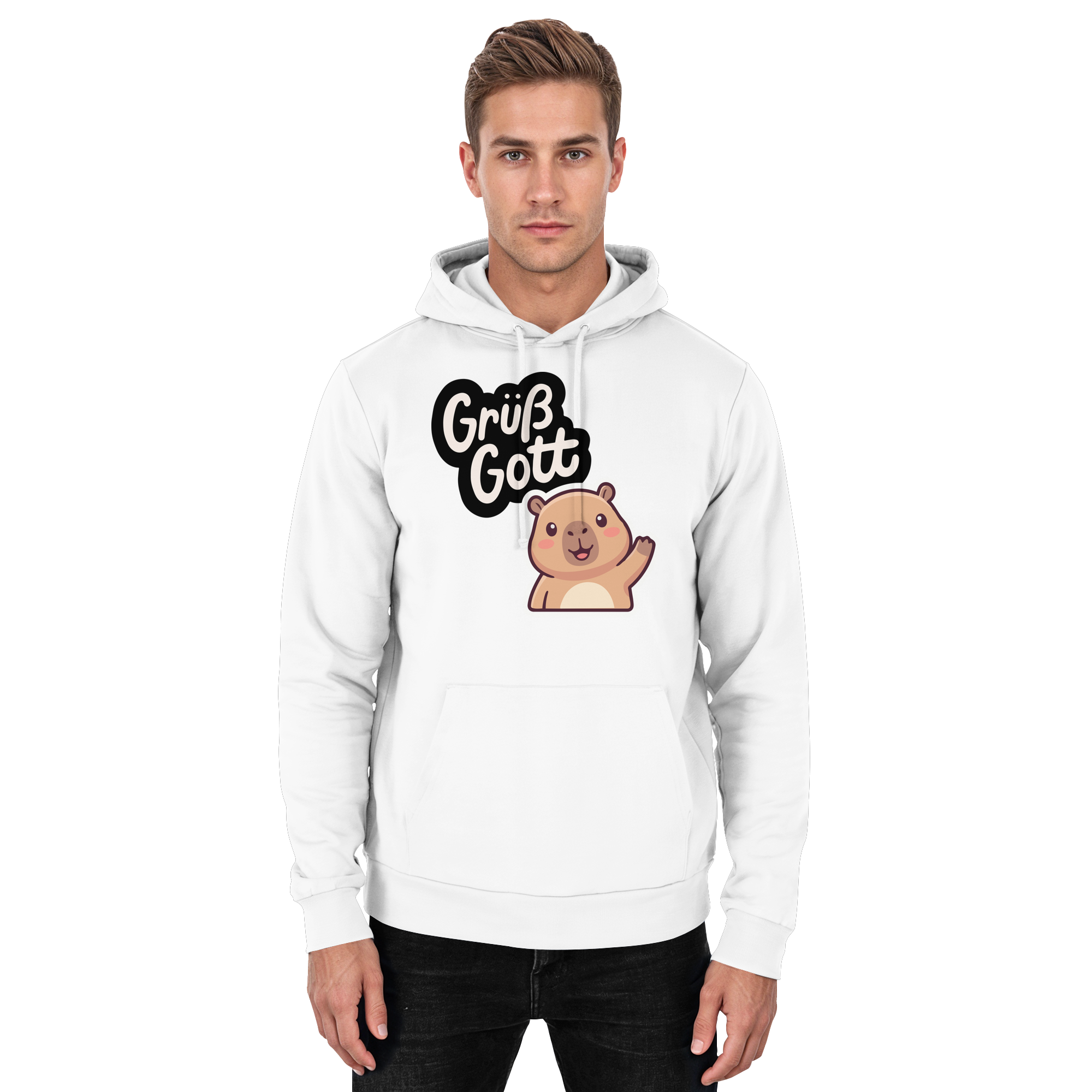 Grüß Gott Capybara | - Basic Unisex Hoodie