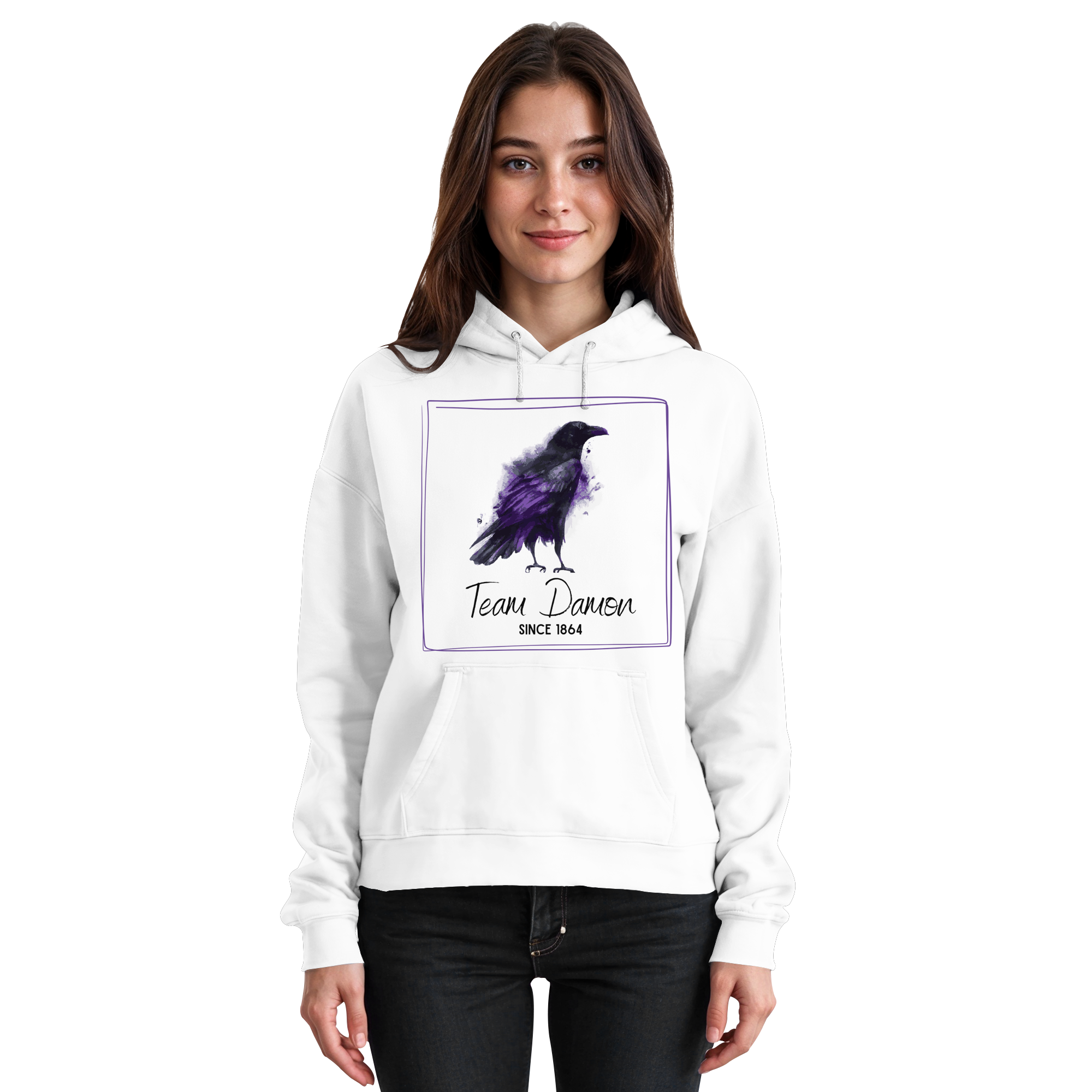 Schwarze Federn, dunkle Geheimnisse - Basic Unisex Hoodie