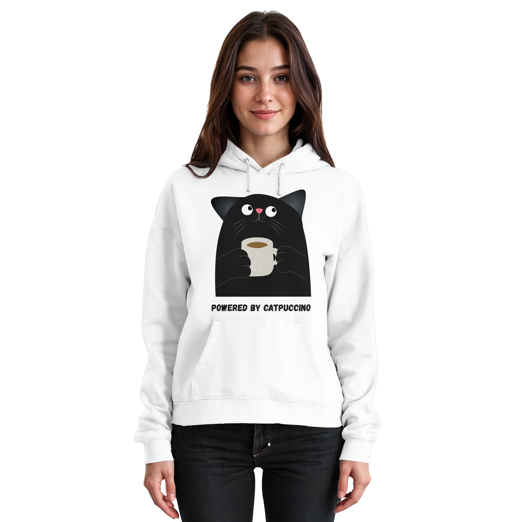Powered by Catpuccino - Basic Unisex Hoodie