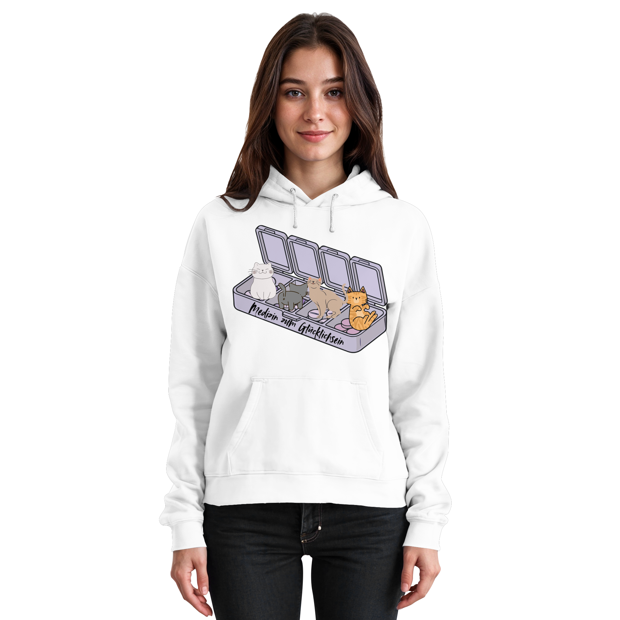Medizin zum Glücklichsein - Basic Unisex Hoodie