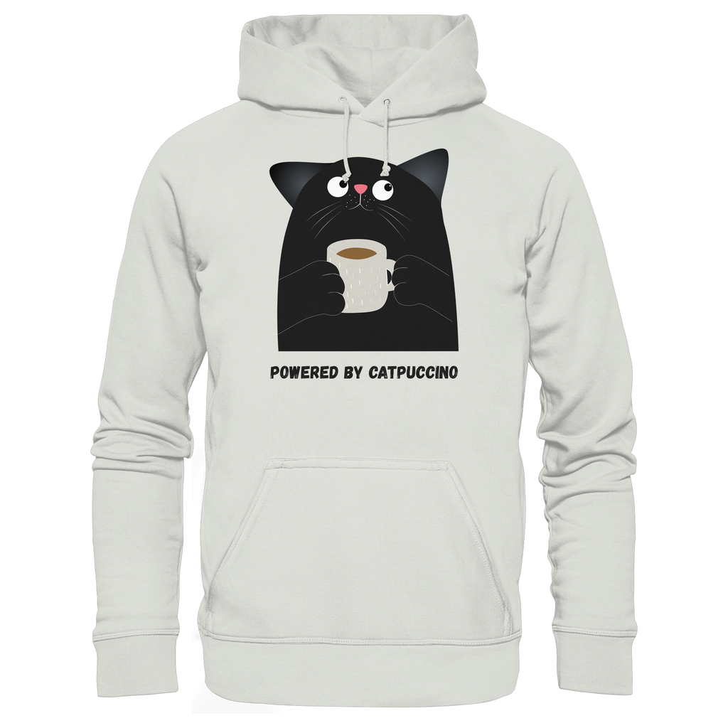 Powered by Catpuccino - Basic Unisex Hoodie