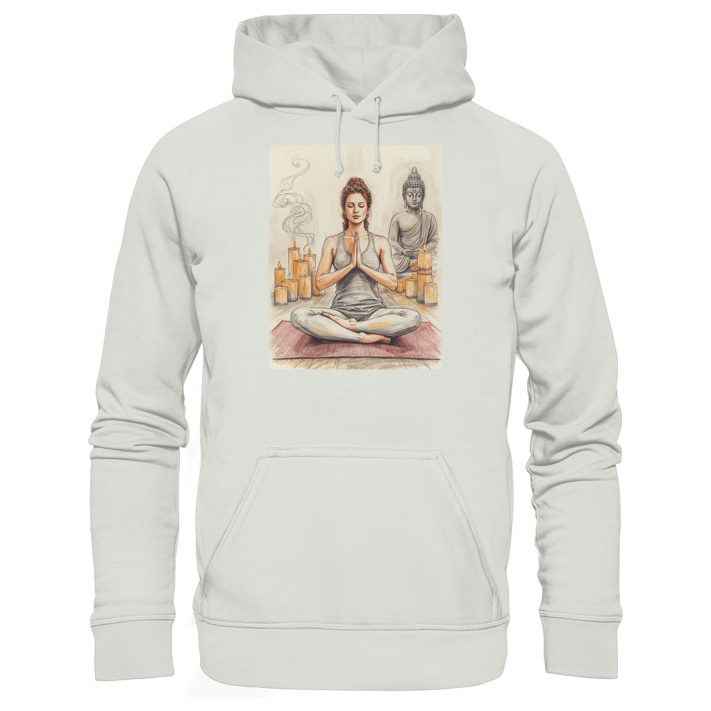 Breathe. Balance. Be. - Basic Unisex Hoodie