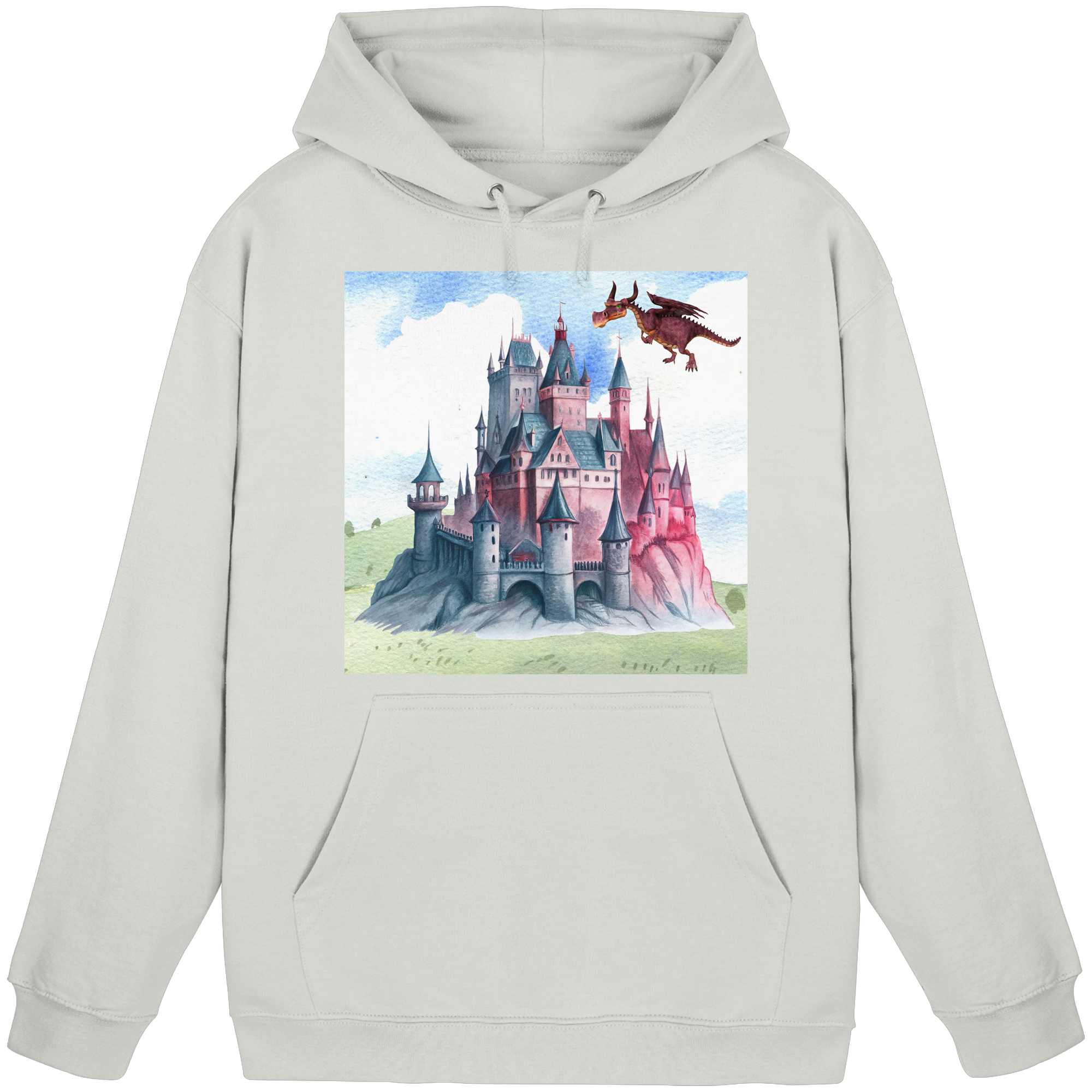 Das Schloss der Drachen - Basic Unisex Hoodie