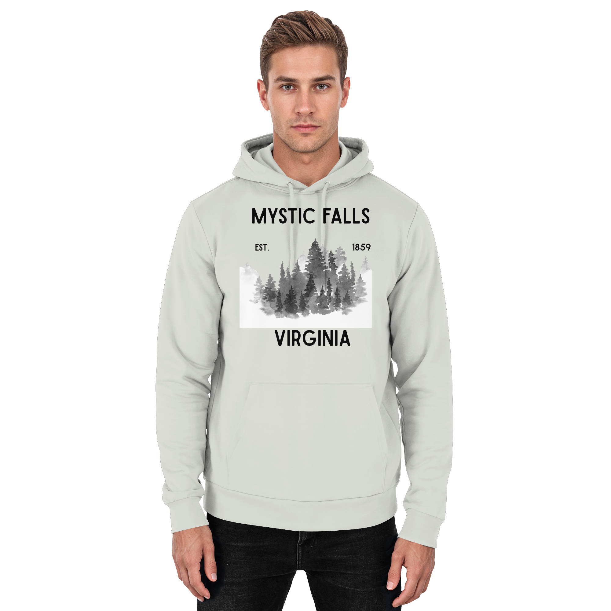 Ein ganz normaler Abend in Mystic Falls - Basic Unisex Hoodie