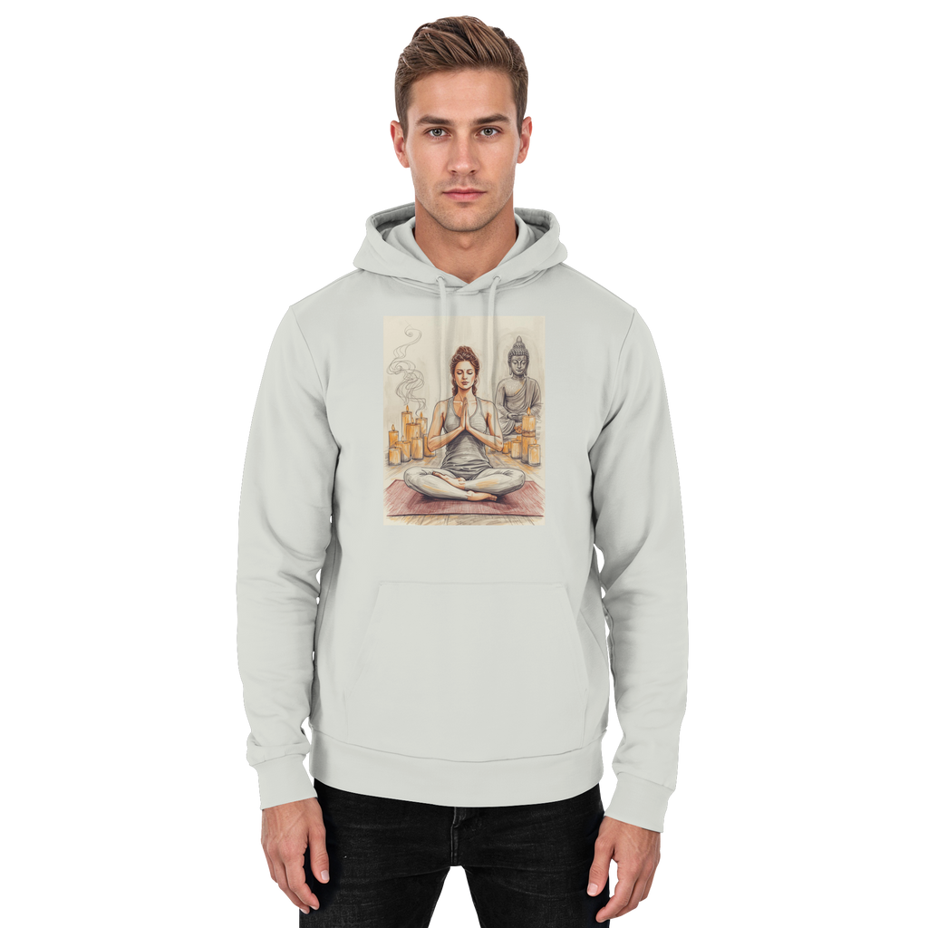 Breathe. Balance. Be. - Basic Unisex Hoodie