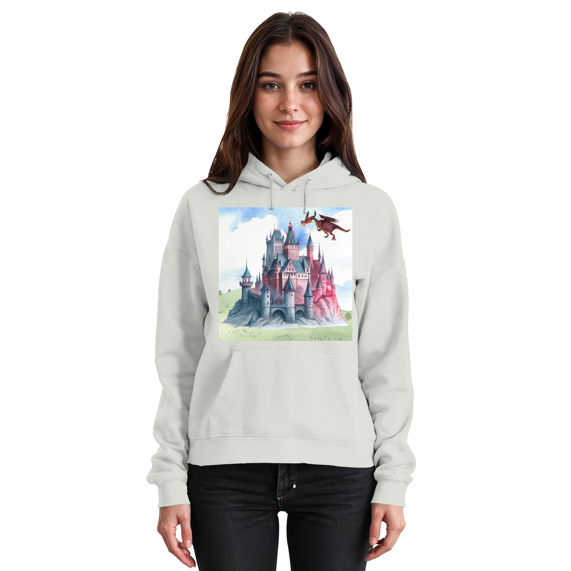Das Schloss der Drachen - Basic Unisex Hoodie