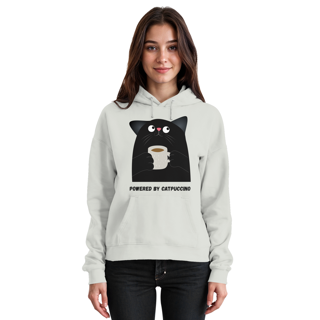 Powered by Catpuccino - Basic Unisex Hoodie