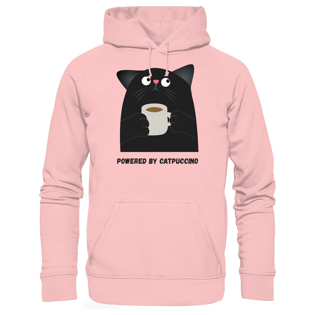 Powered by Catpuccino - Basic Unisex Hoodie