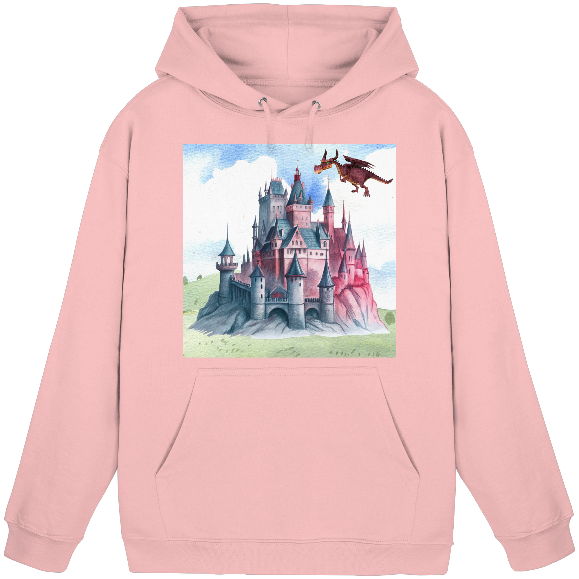 Das Schloss der Drachen - Basic Unisex Hoodie
