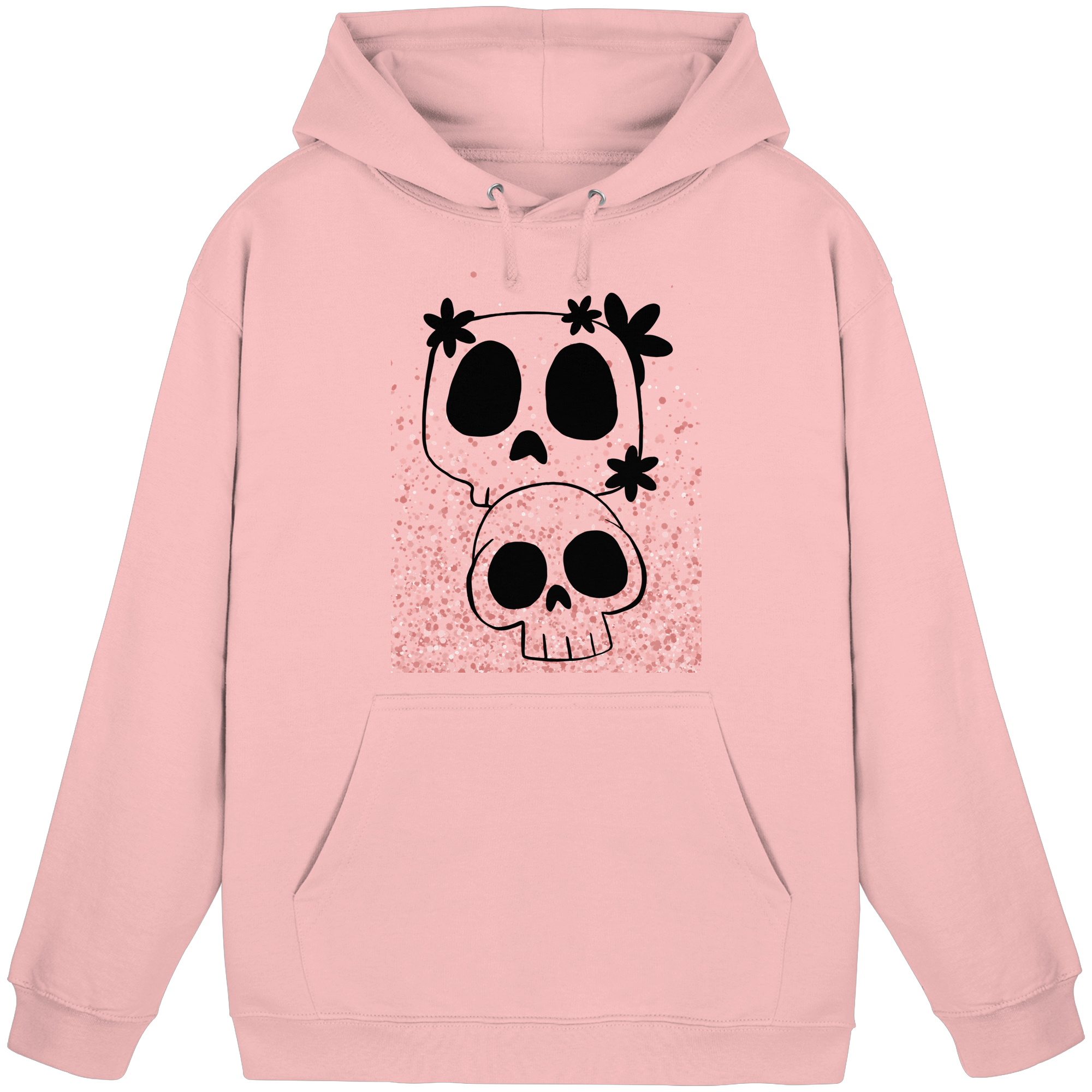 Flower Skull - Basic Unisex Hoodie