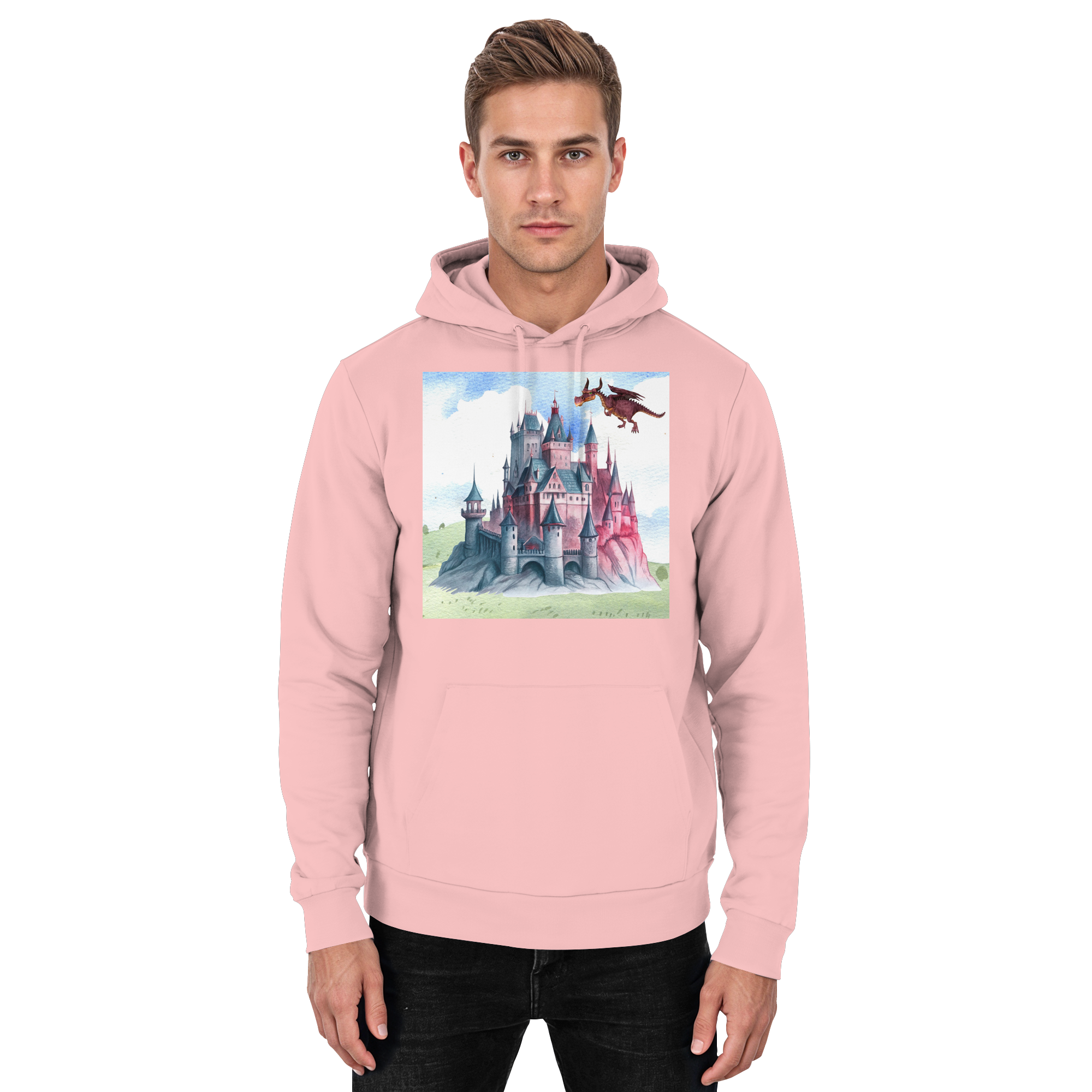 Das Schloss der Drachen - Basic Unisex Hoodie