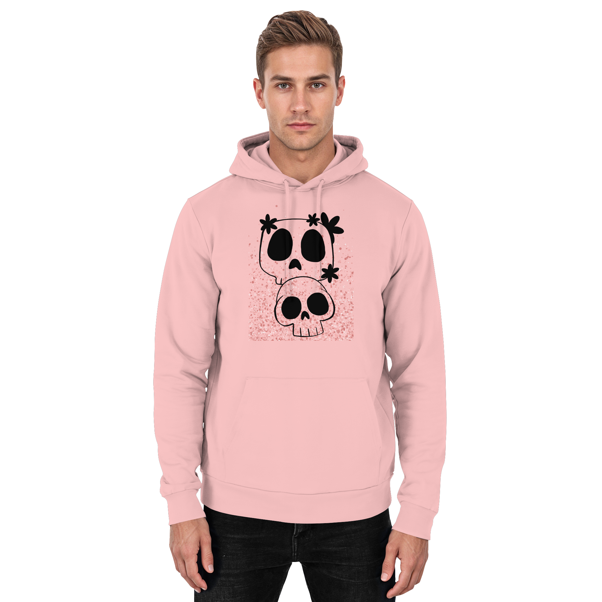 Flower Skull - Basic Unisex Hoodie